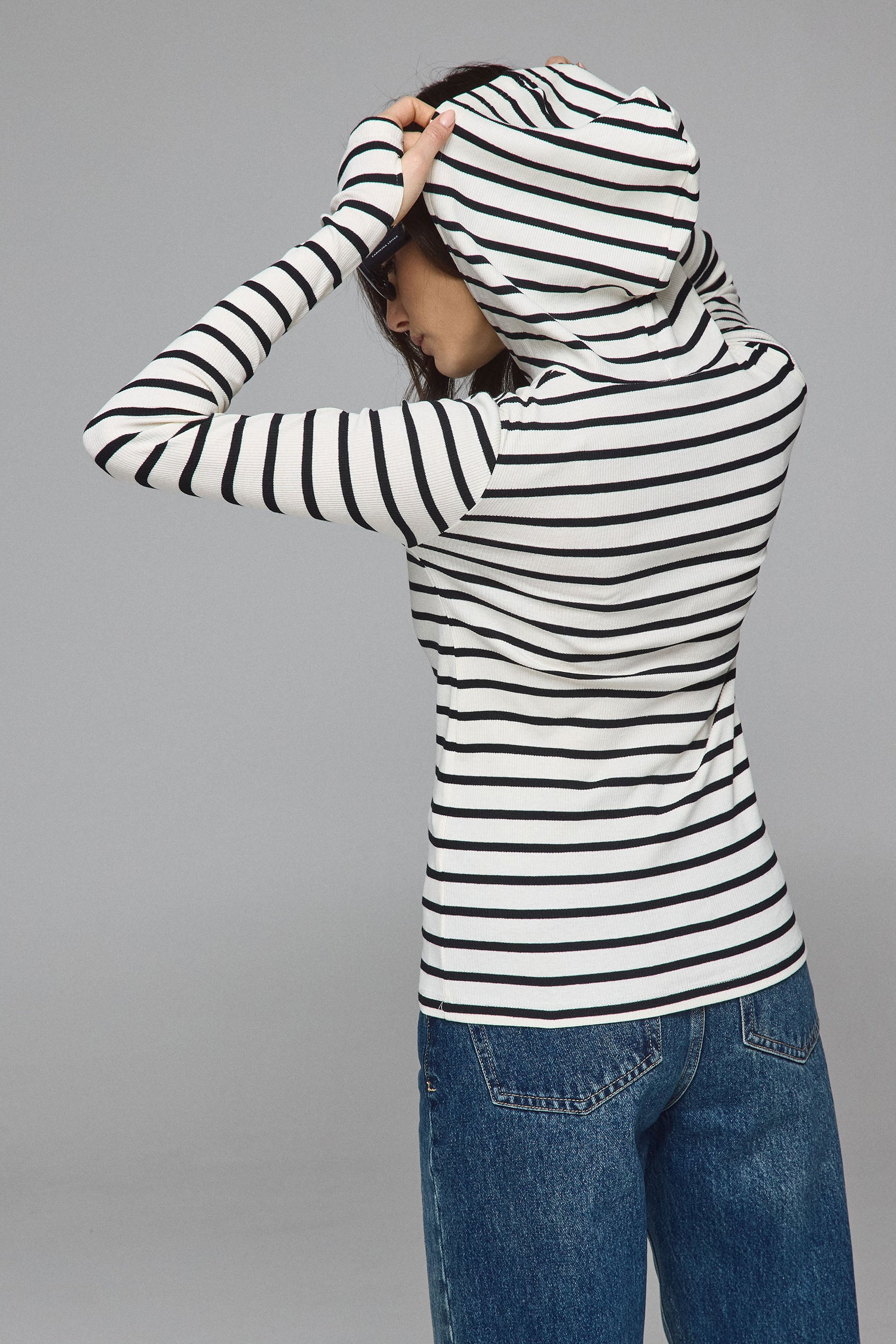 קפוצ'ון ריב פסים