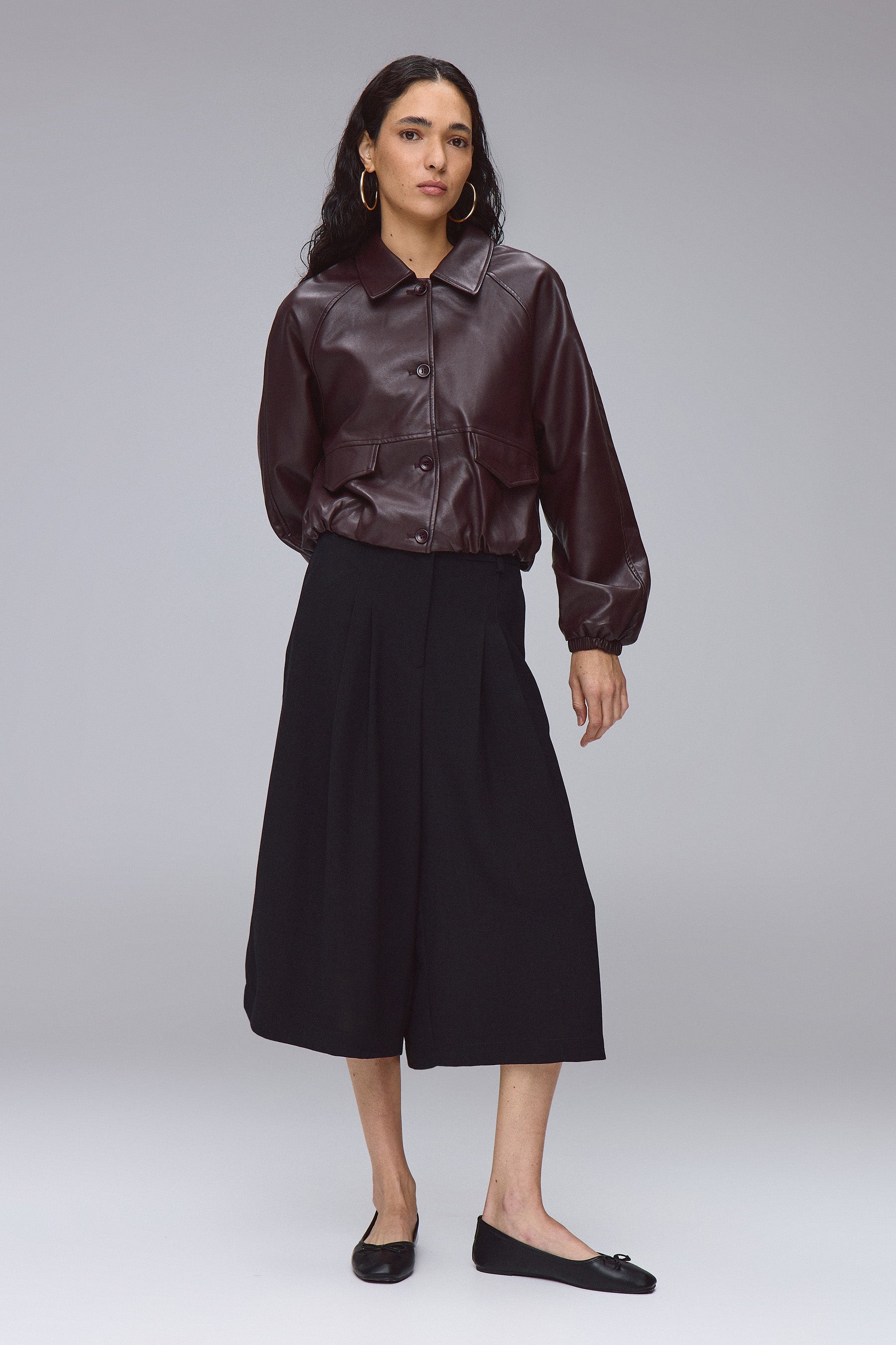 מעיל PU בלון