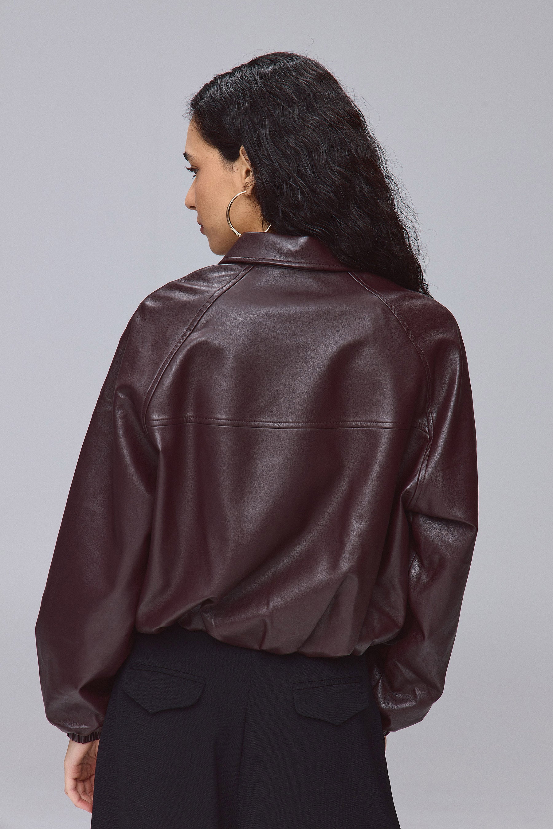 מעיל PU בלון