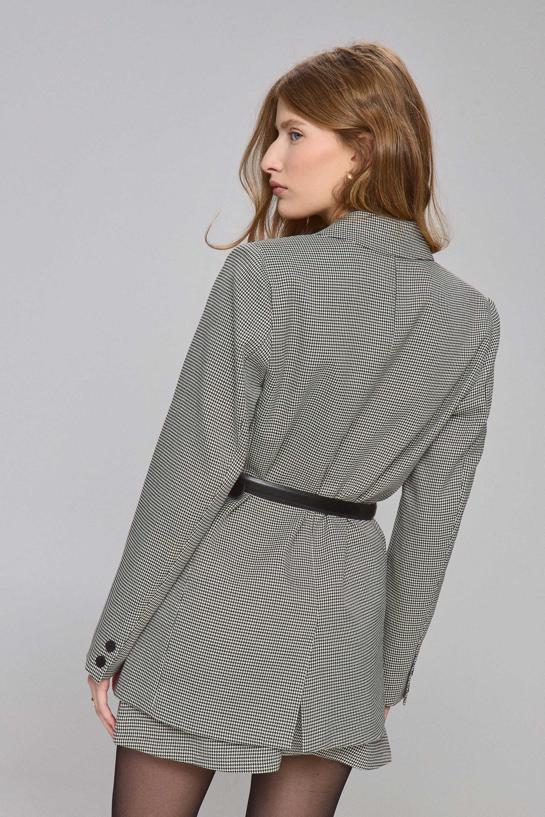 ג'קט משבצות סט