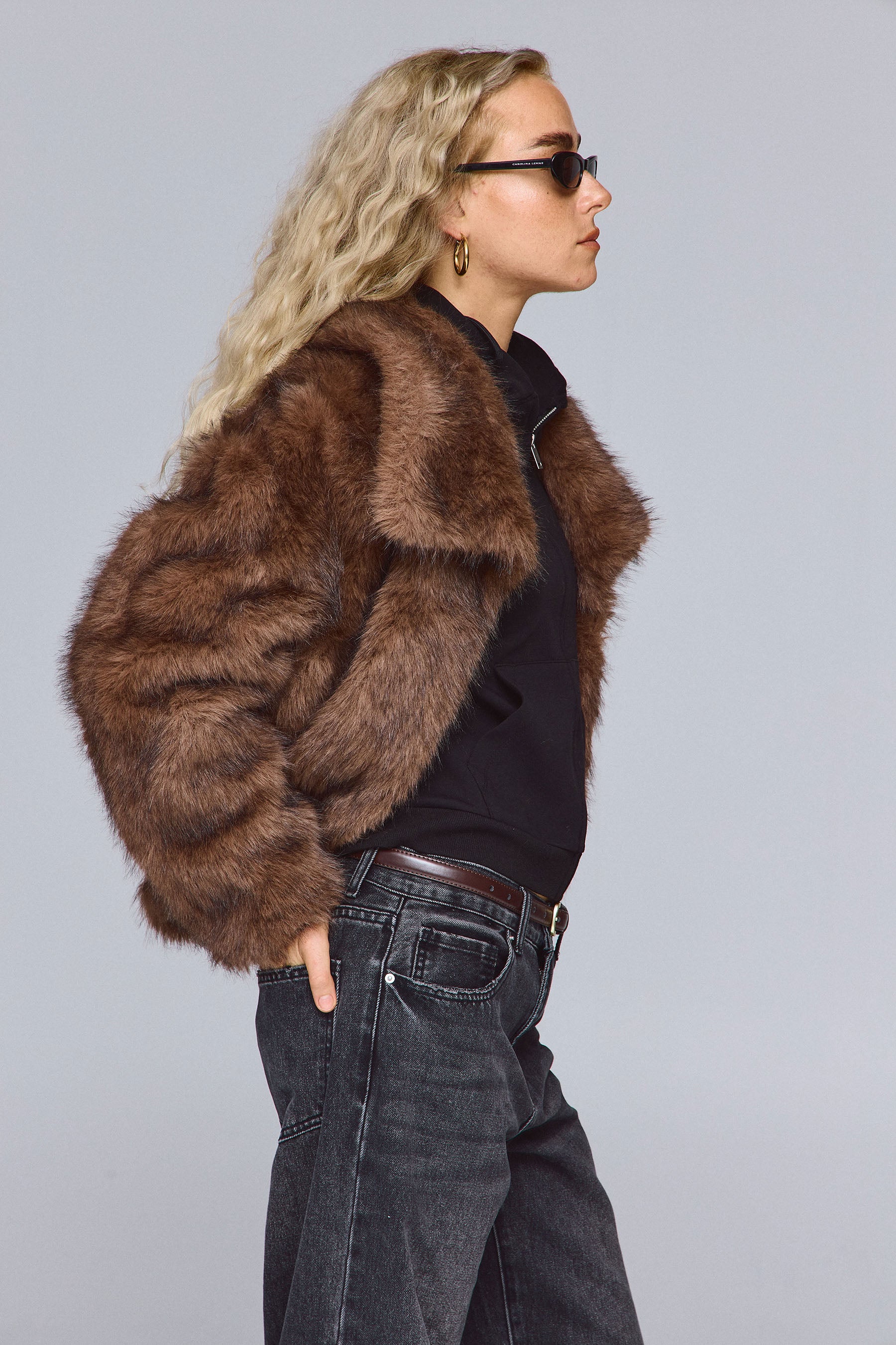 מעיל פרווה קלאסי