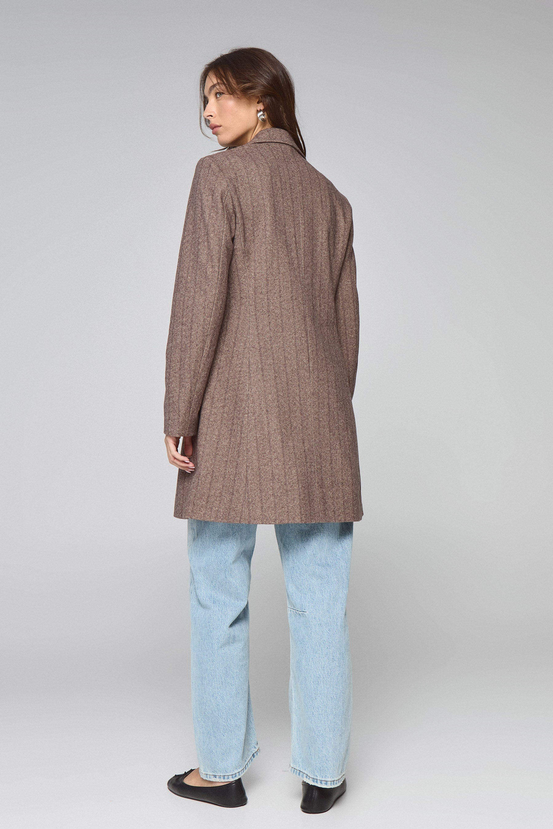 מעיל צמר מחוייט