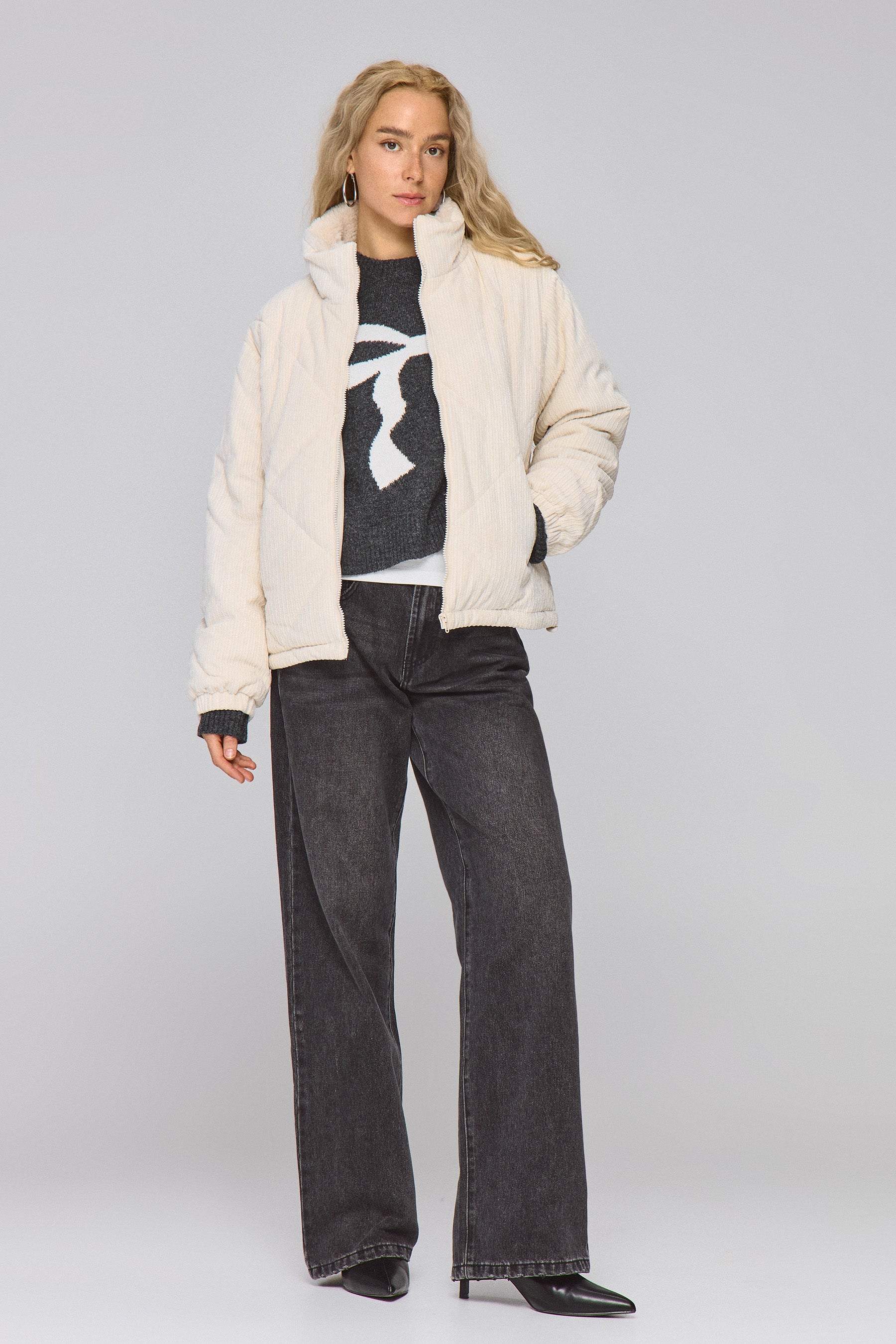 מעיל קורדרוי קווילט