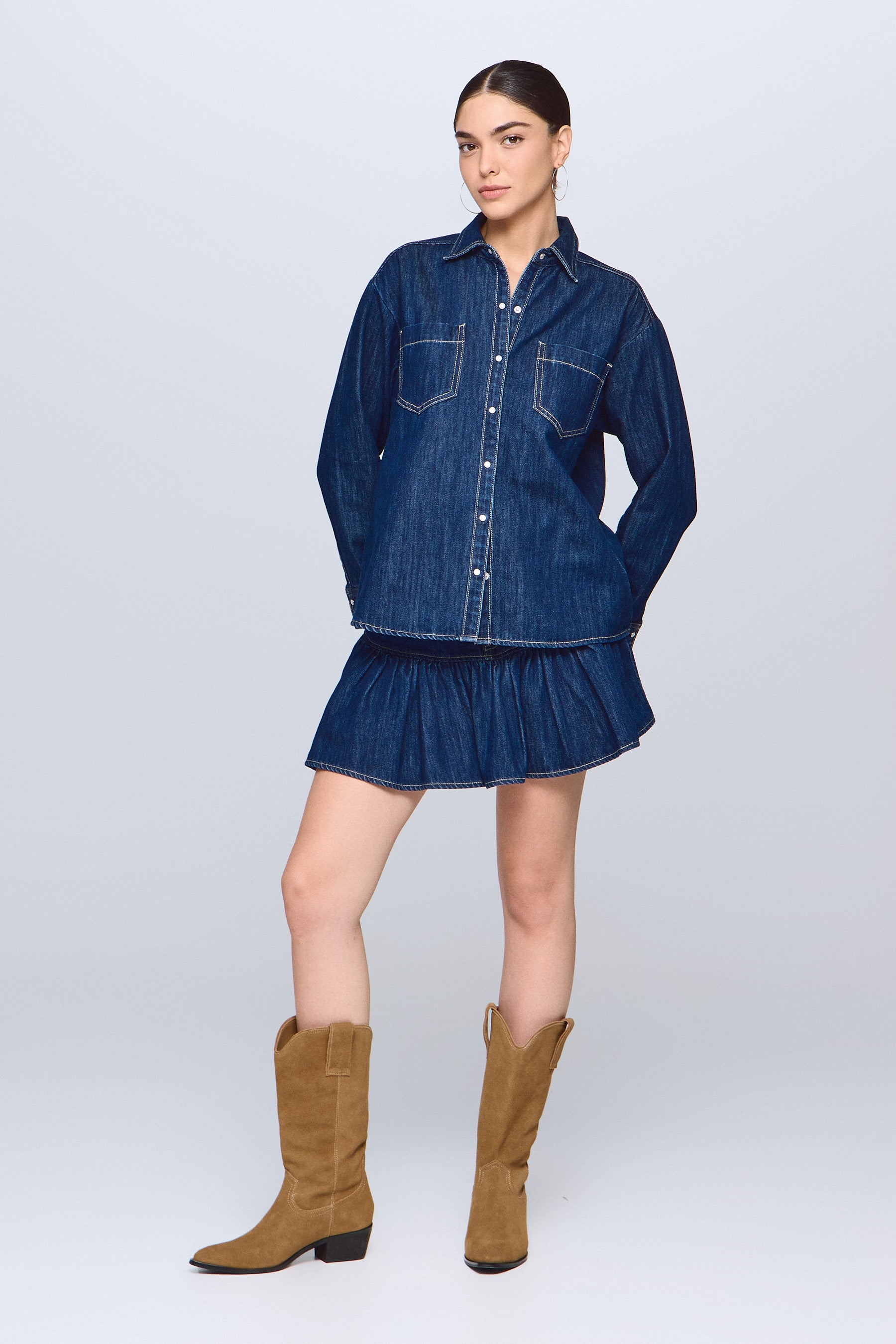 חולצת גינס רו