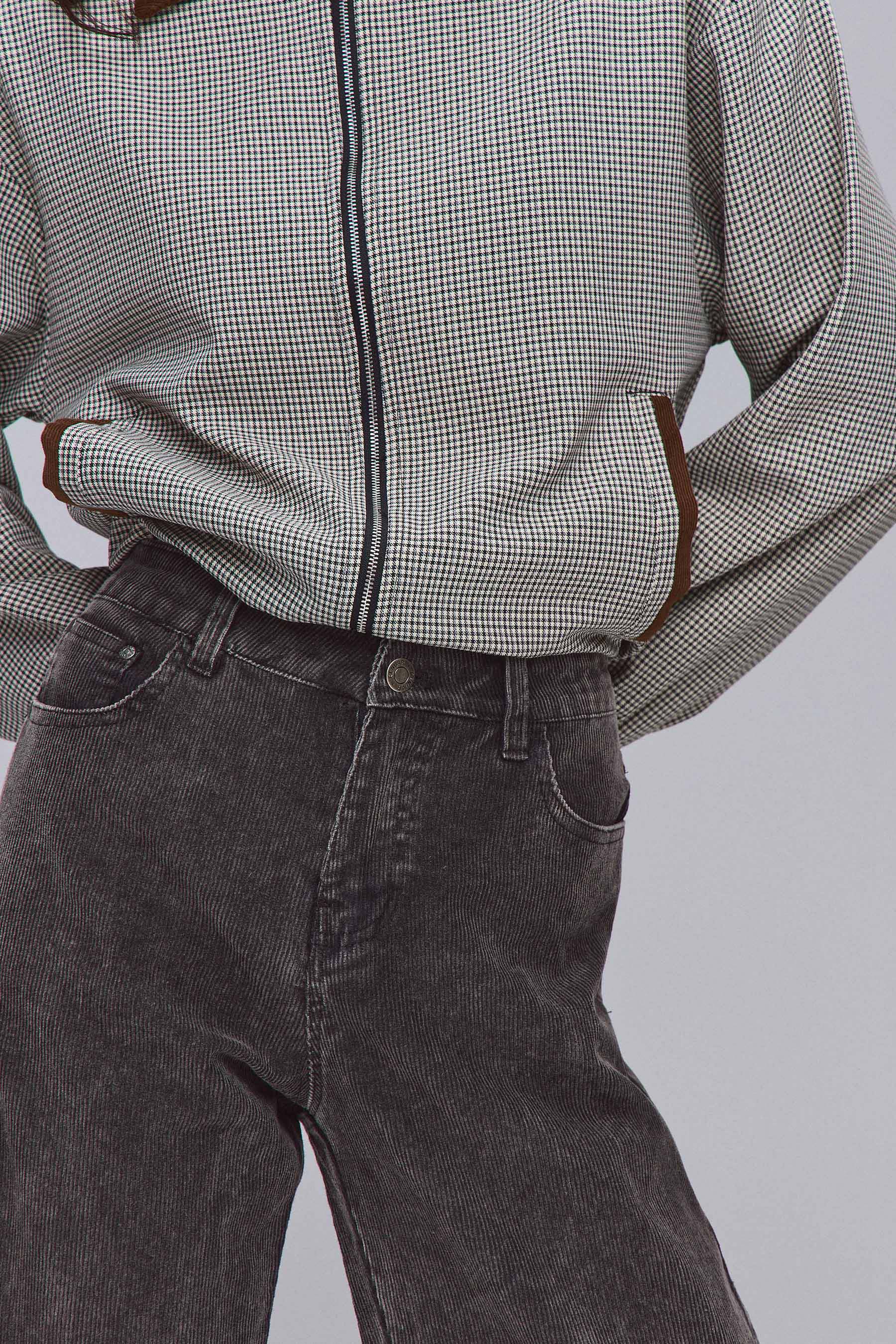 מכנס קורדרוי שטוף לוז