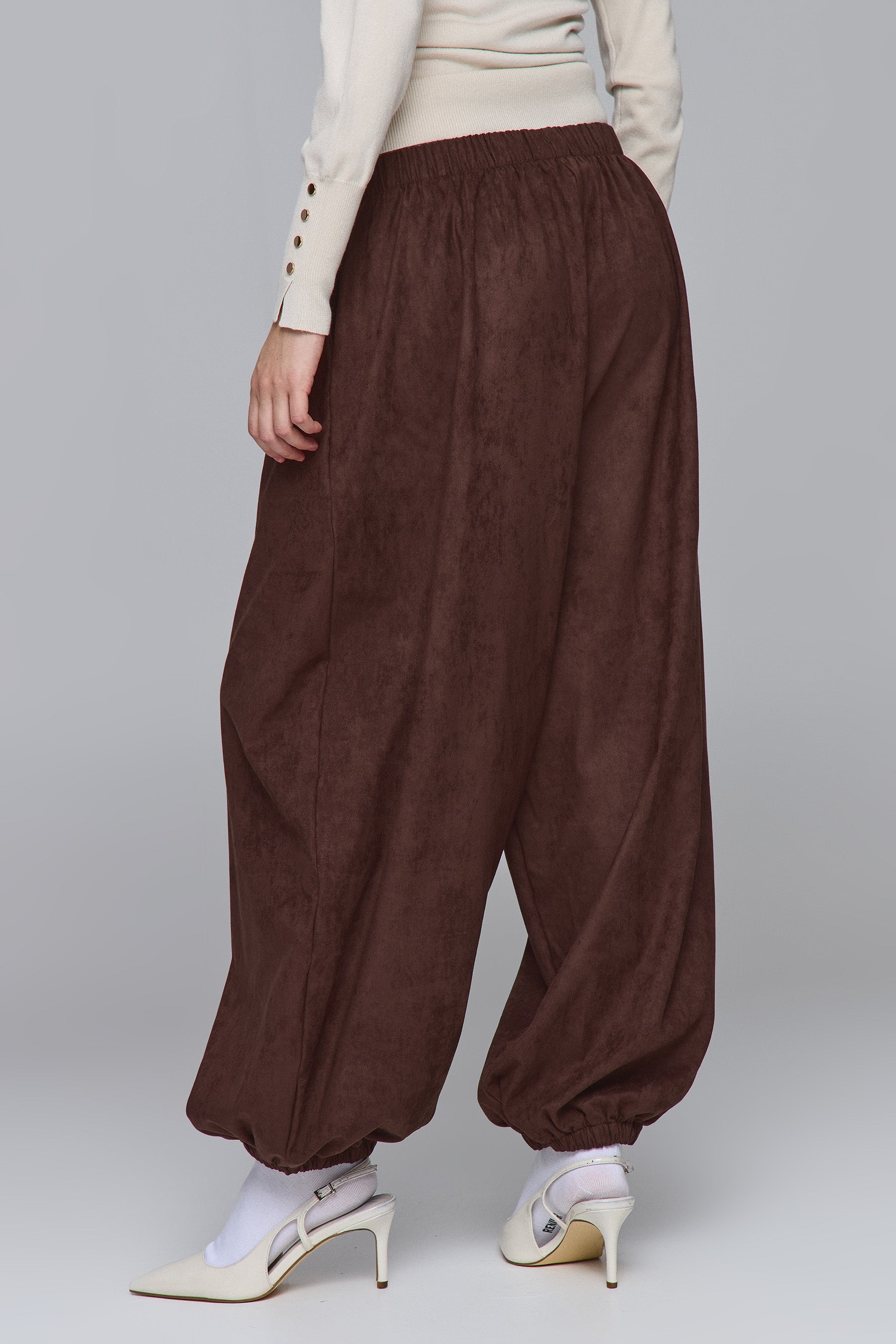 מכנס בלון סוויד