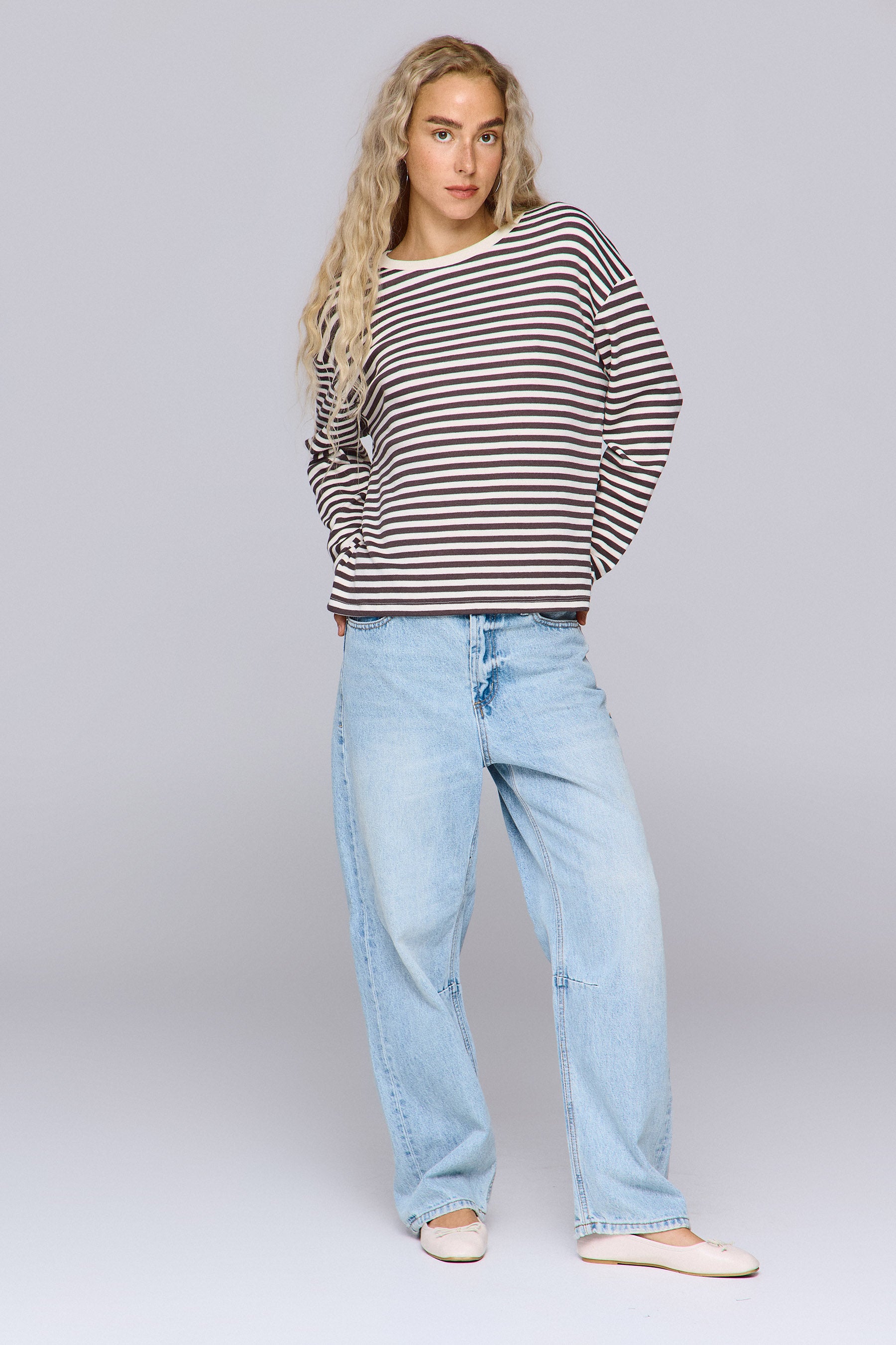 חולצת סטרייפס דרו