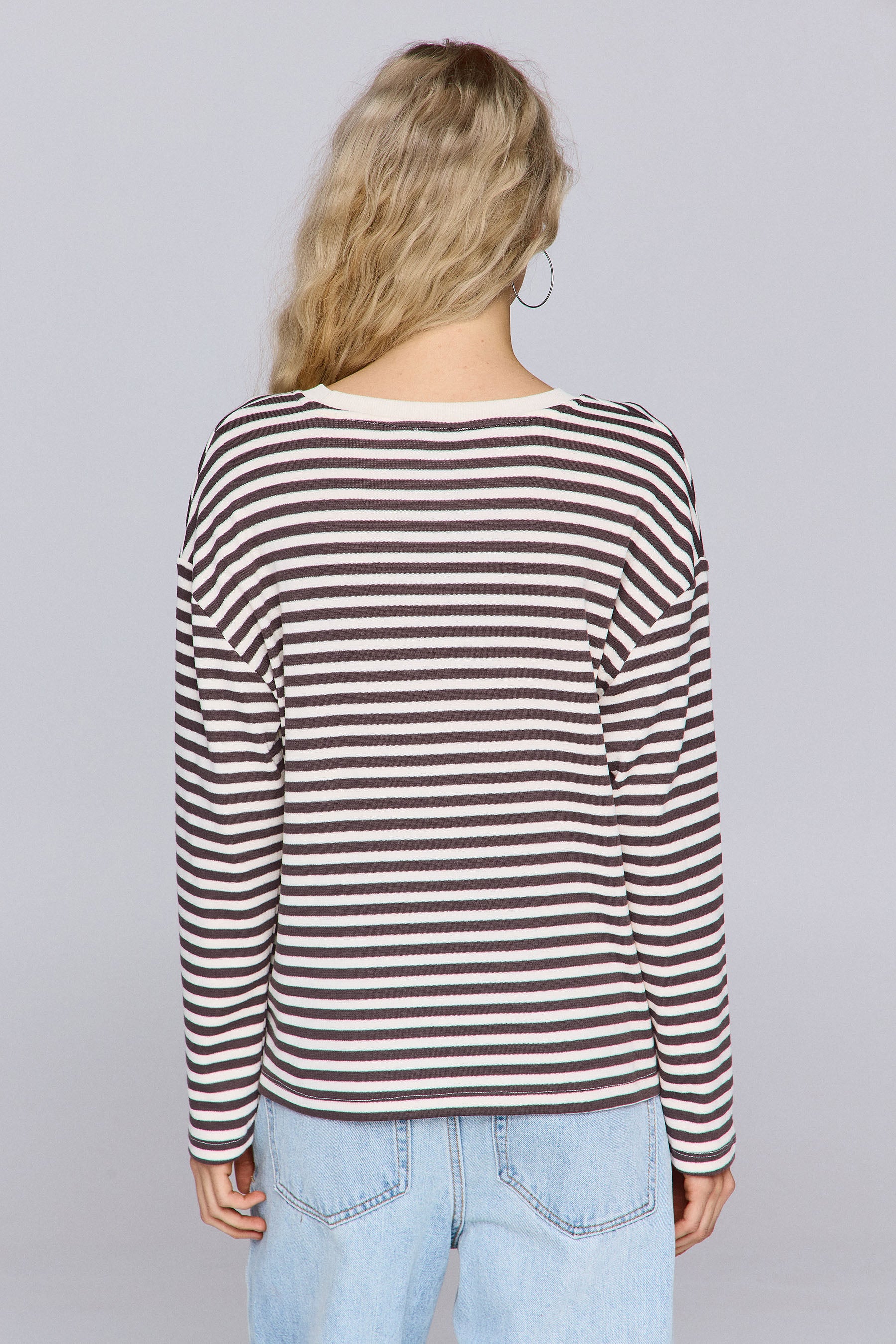 חולצת סטרייפס דרו