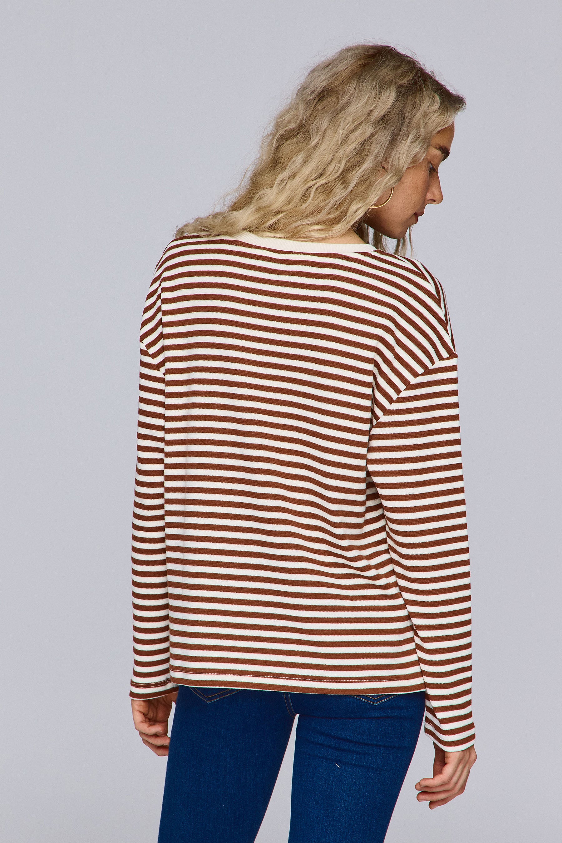 חולצת סטרייפס דרו