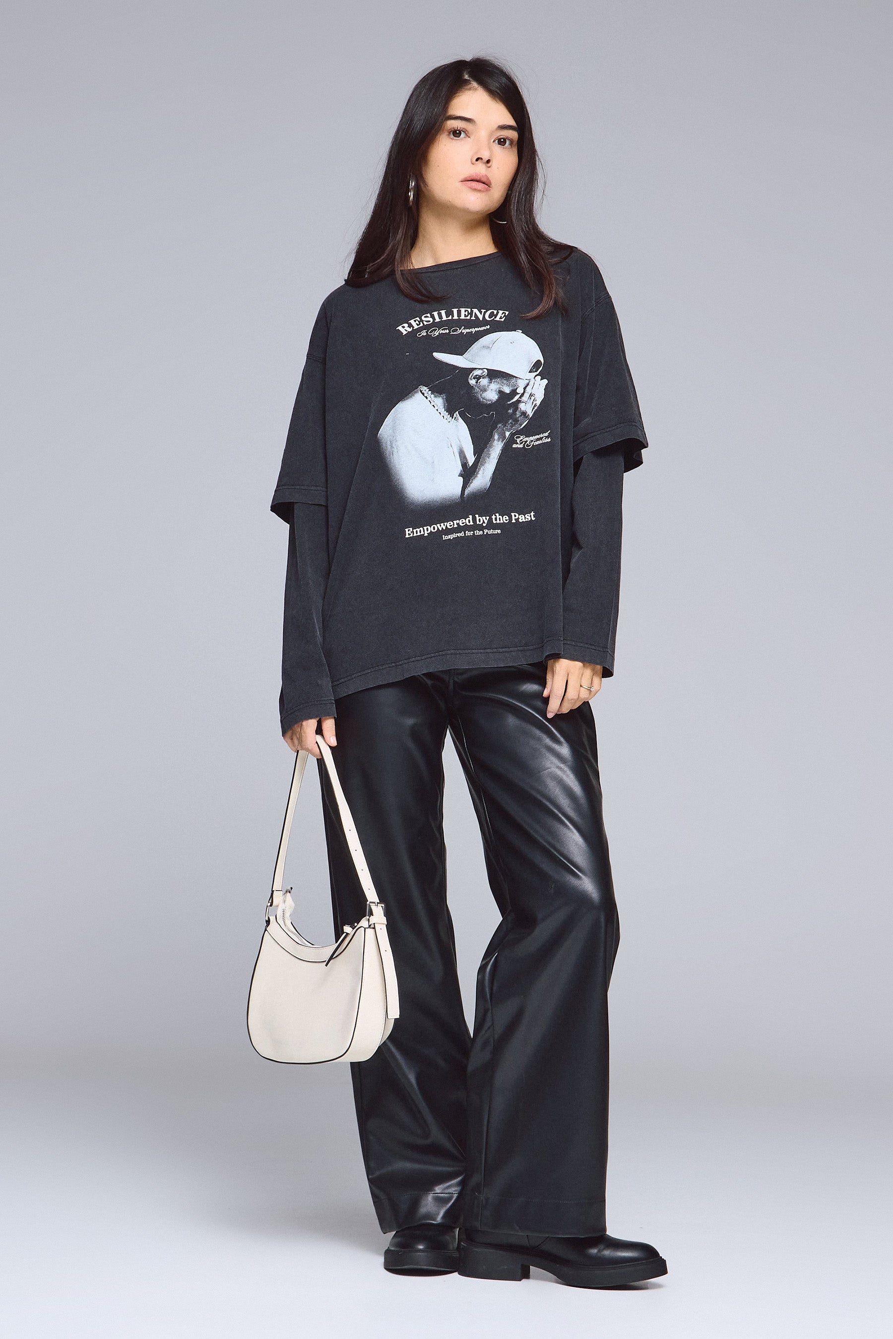 חולצת ראפר שטופה