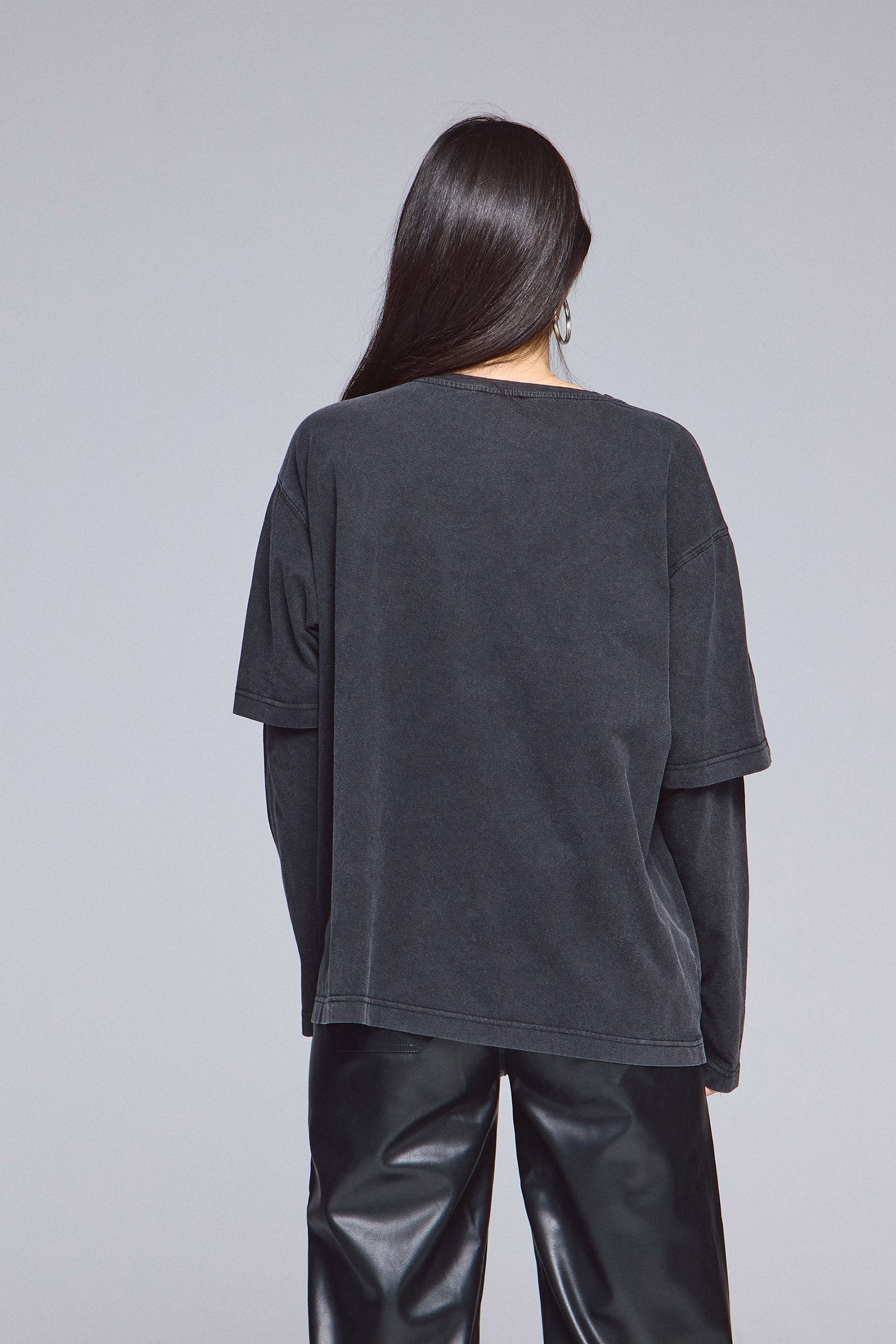 חולצת ראפר שטופה