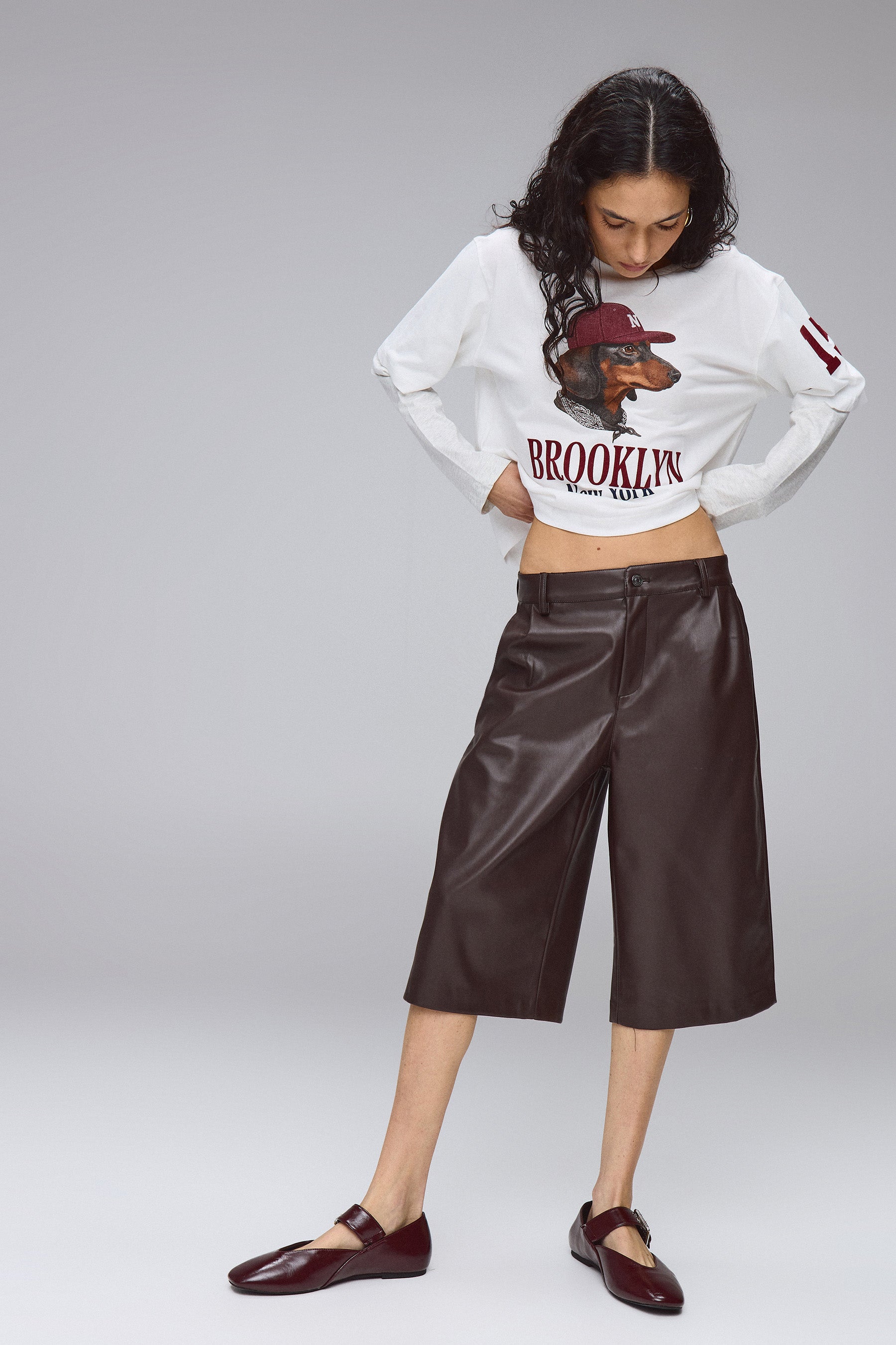 חולצת ברוקלין שרוול כפול