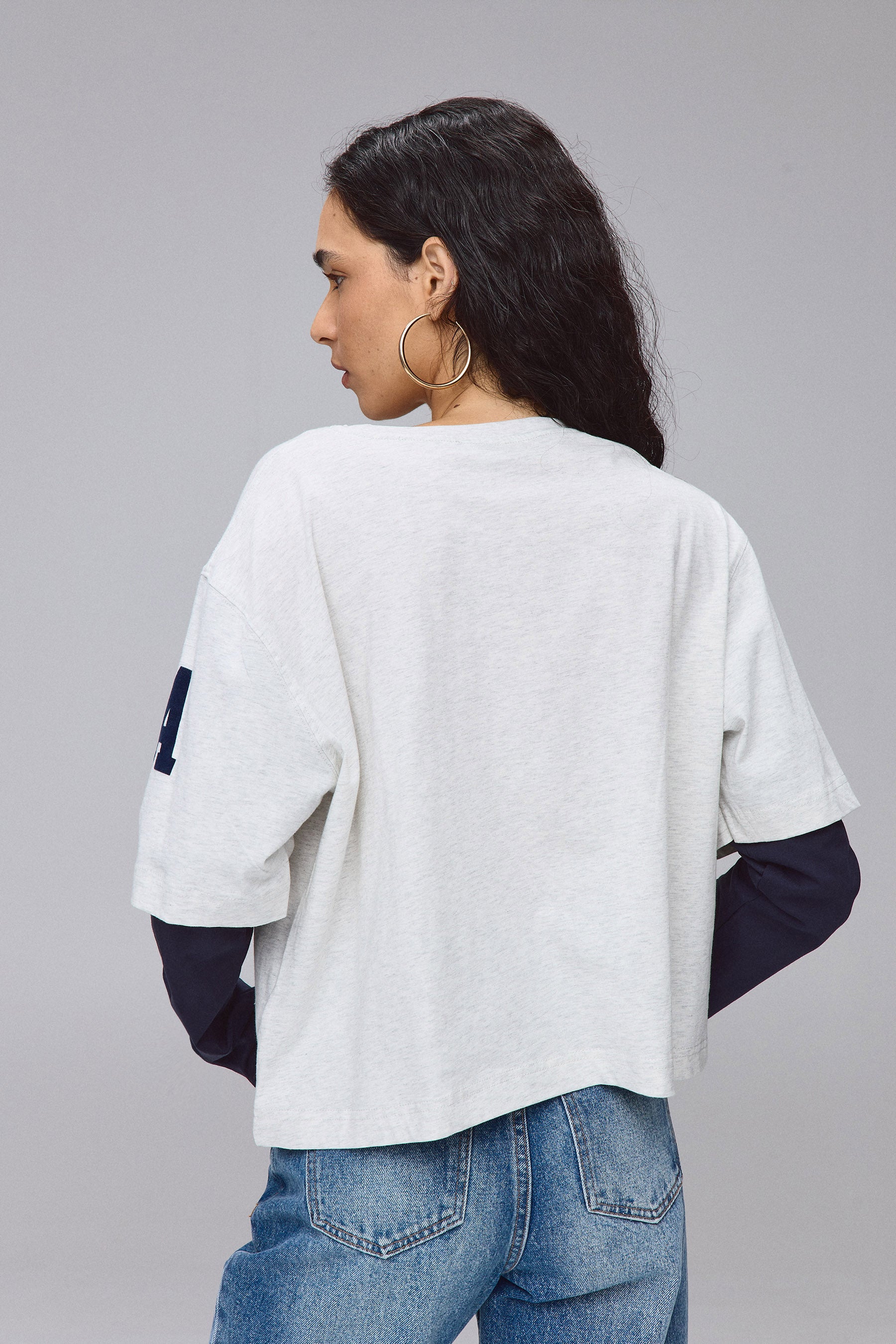 חולצת קליפורניה שרוול כפול