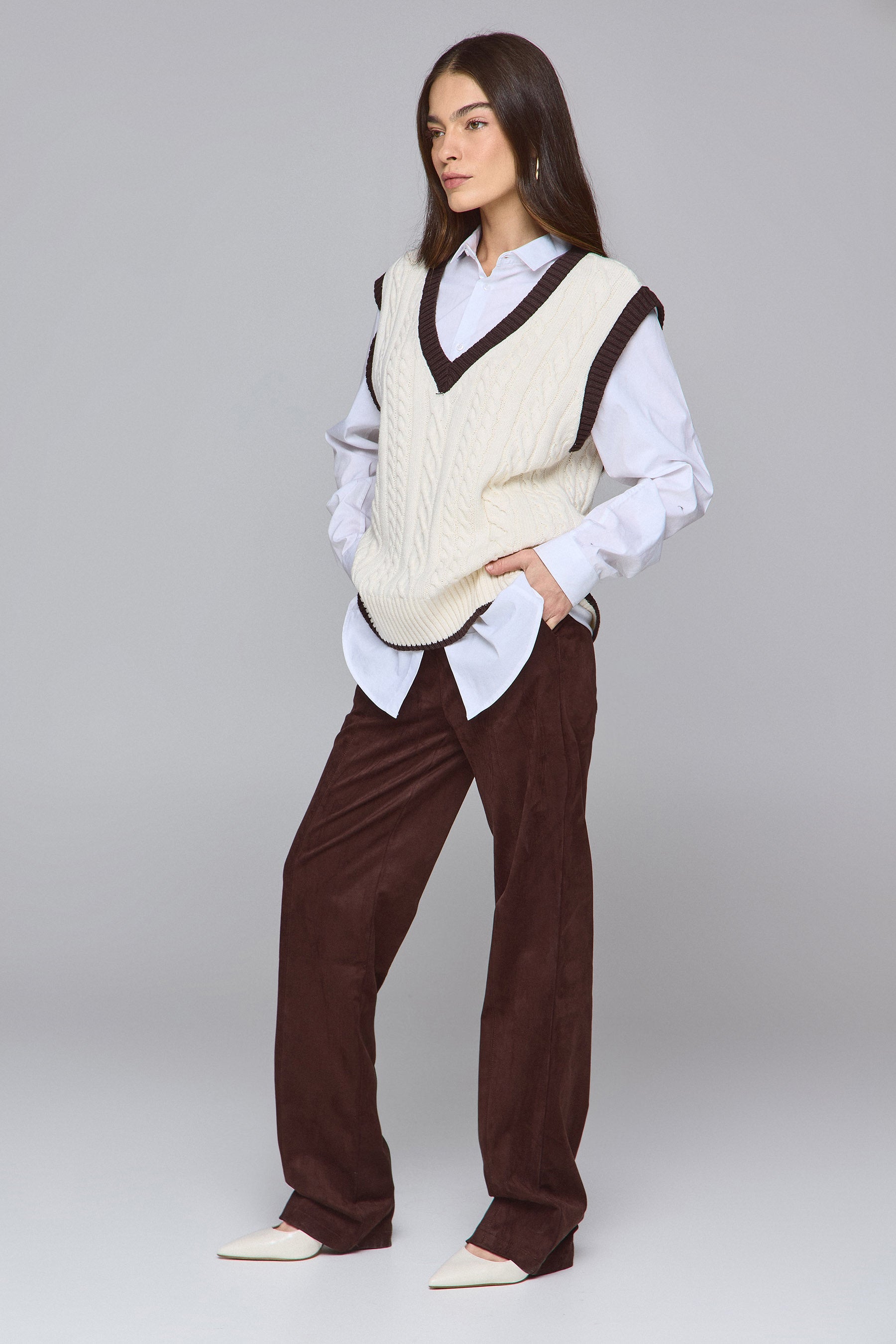 סריג אפודה קונטור