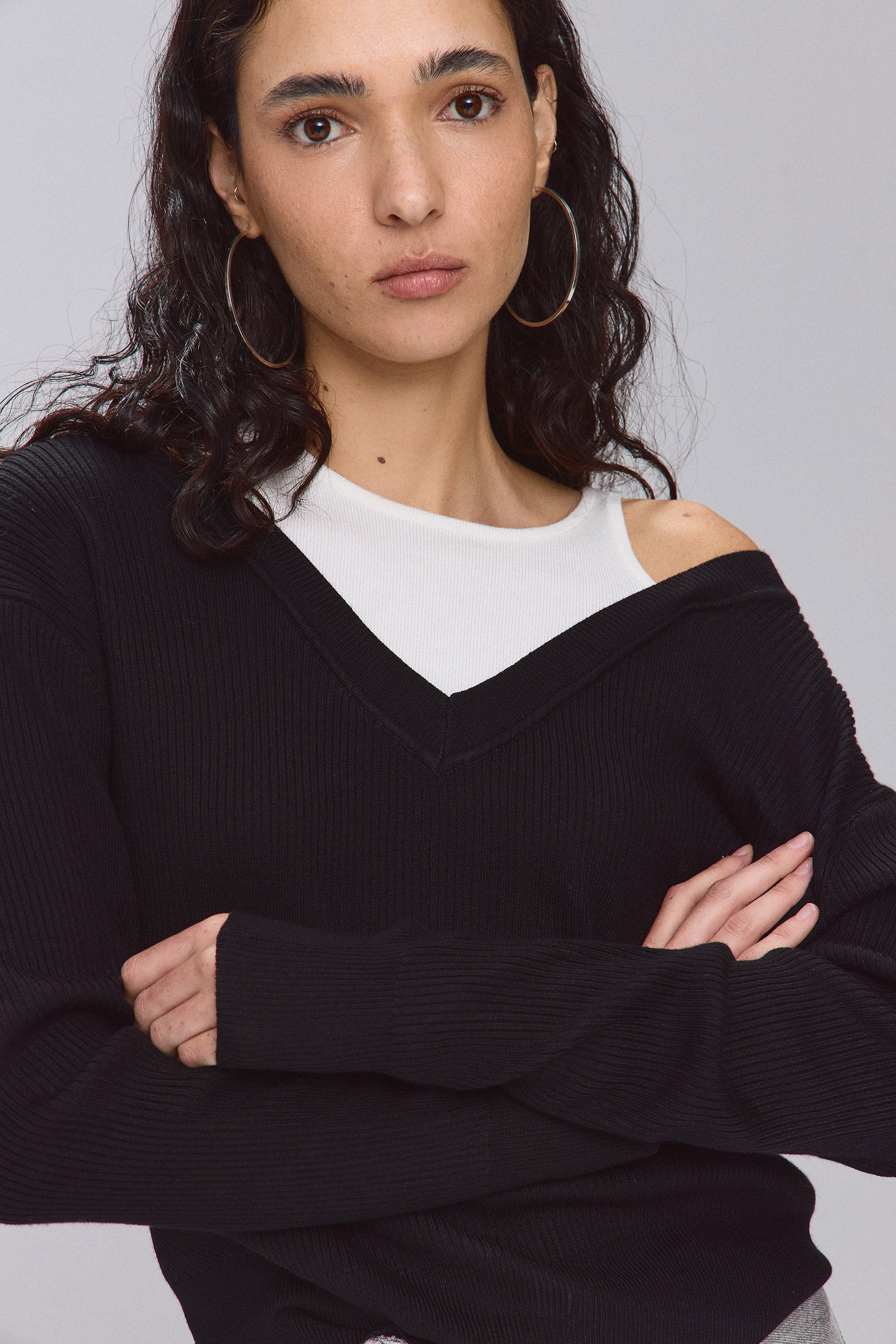 סריג שילוב גופיה