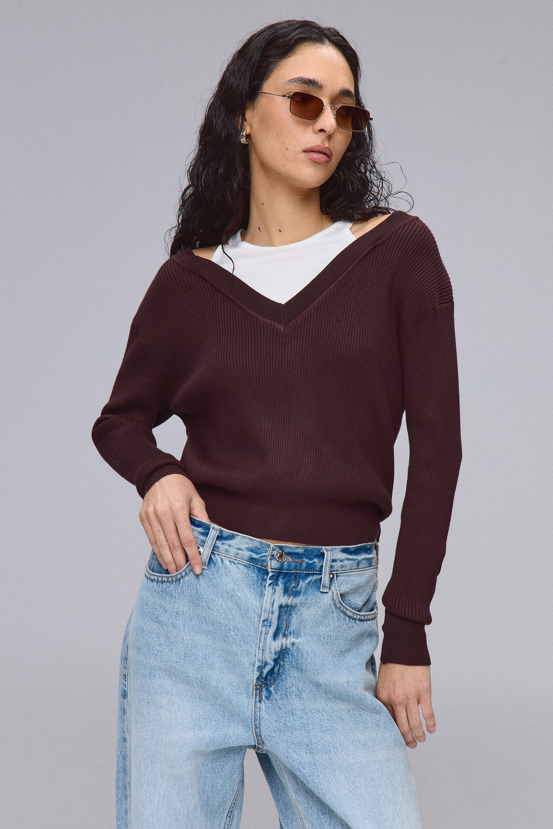 סריג שילוב גופיה