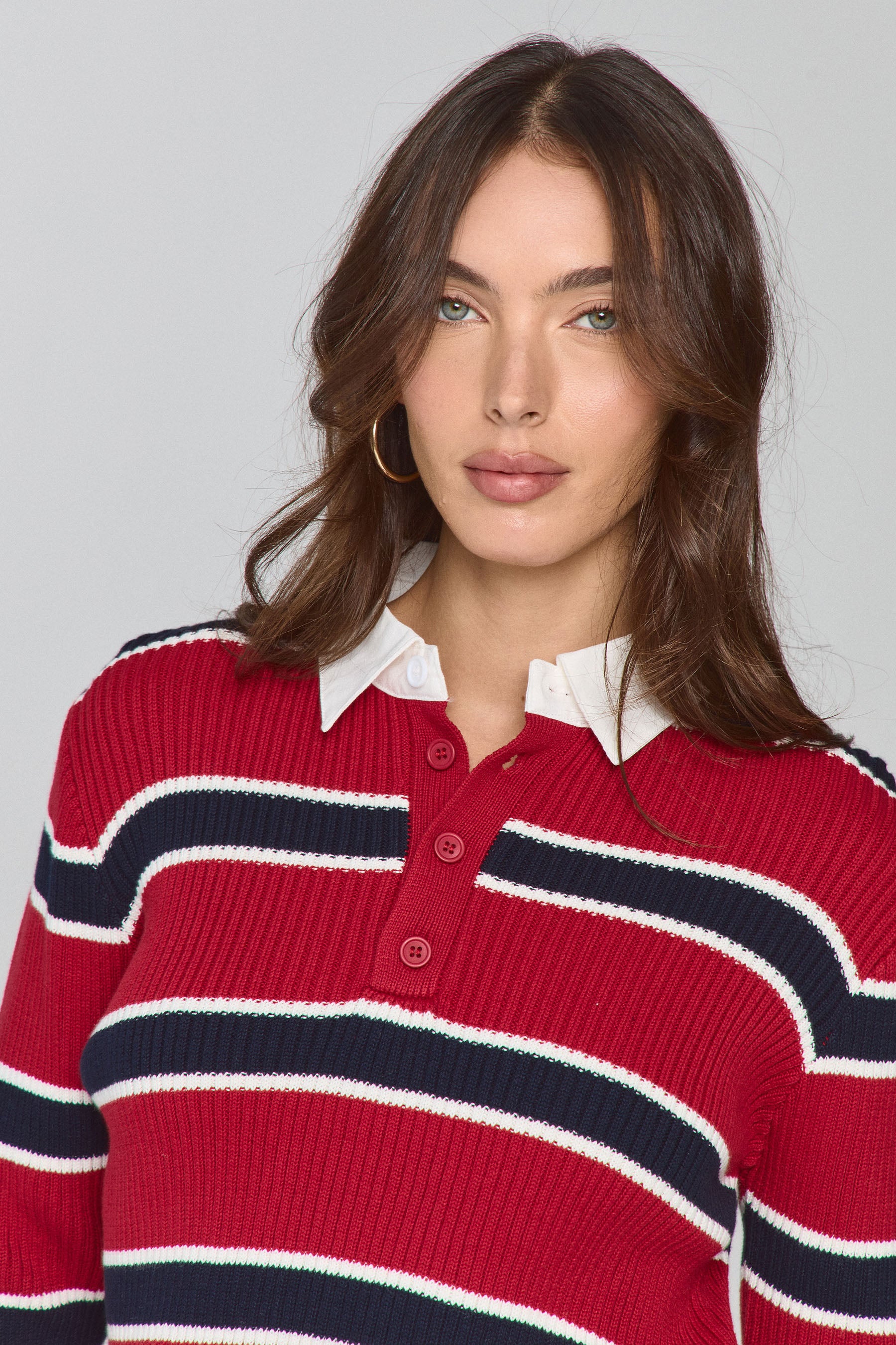 סריג פולו פסים