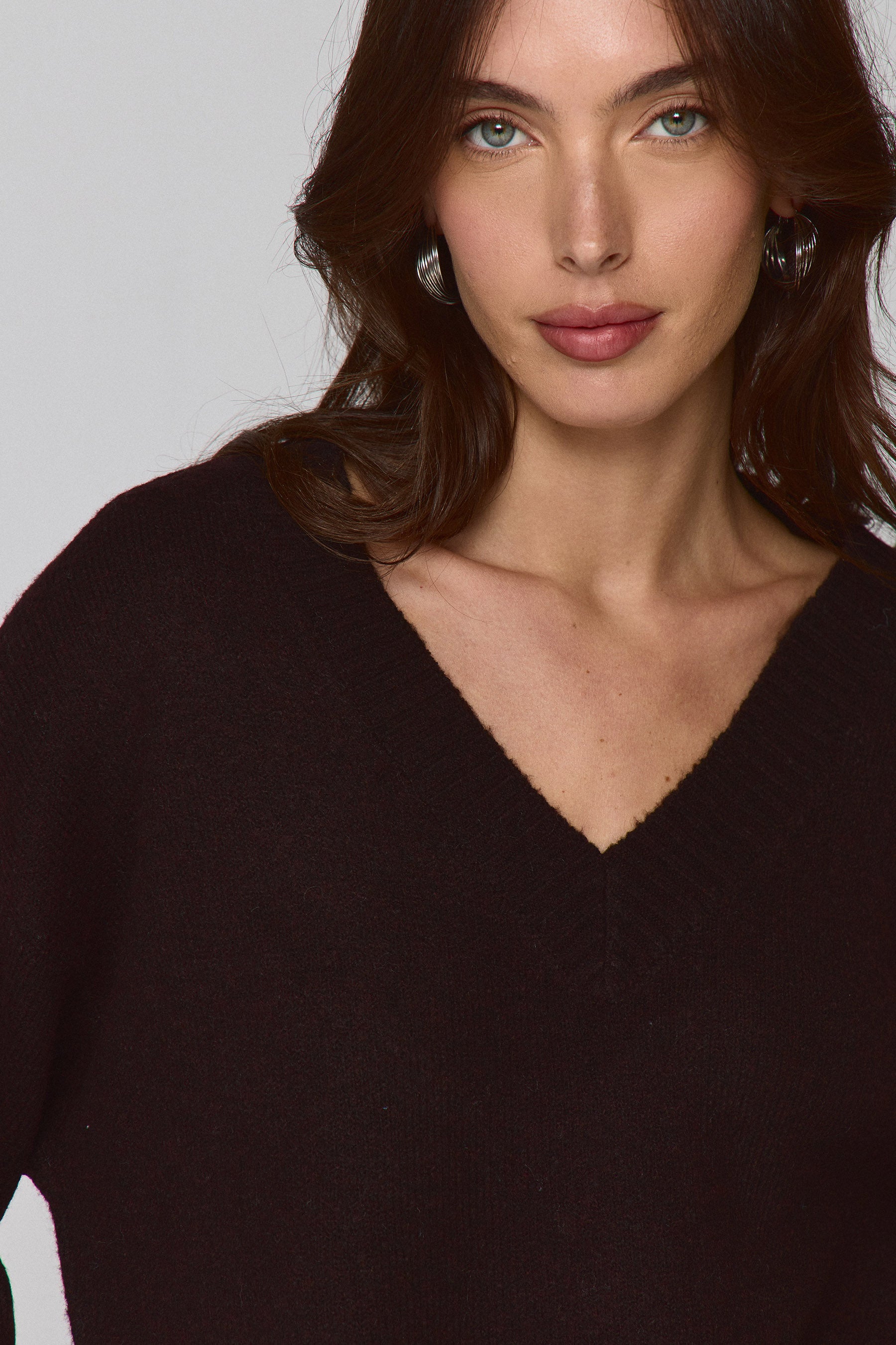 סריג עבה וי