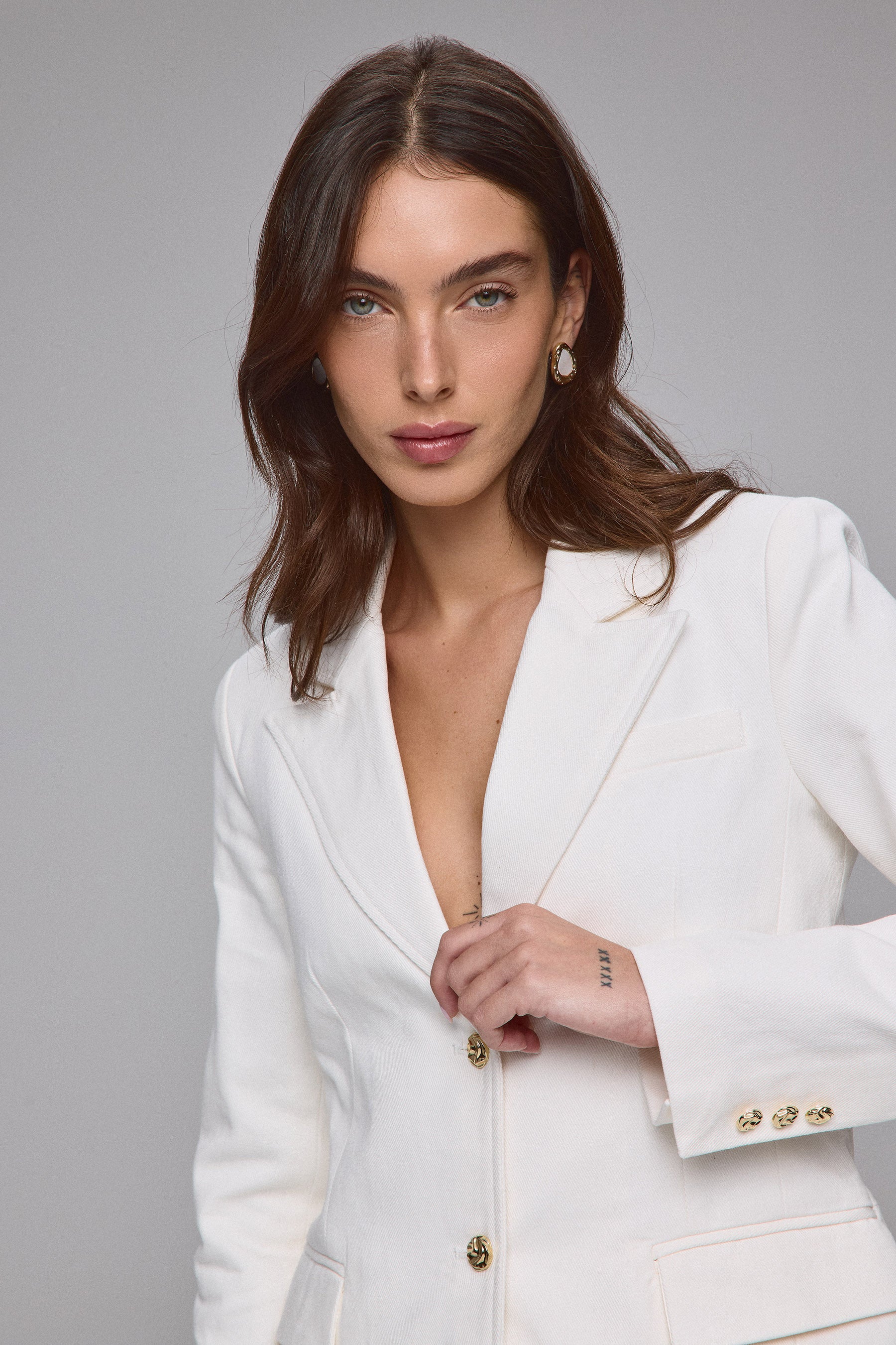 ג'קט מחוייט כ. מוזהבים