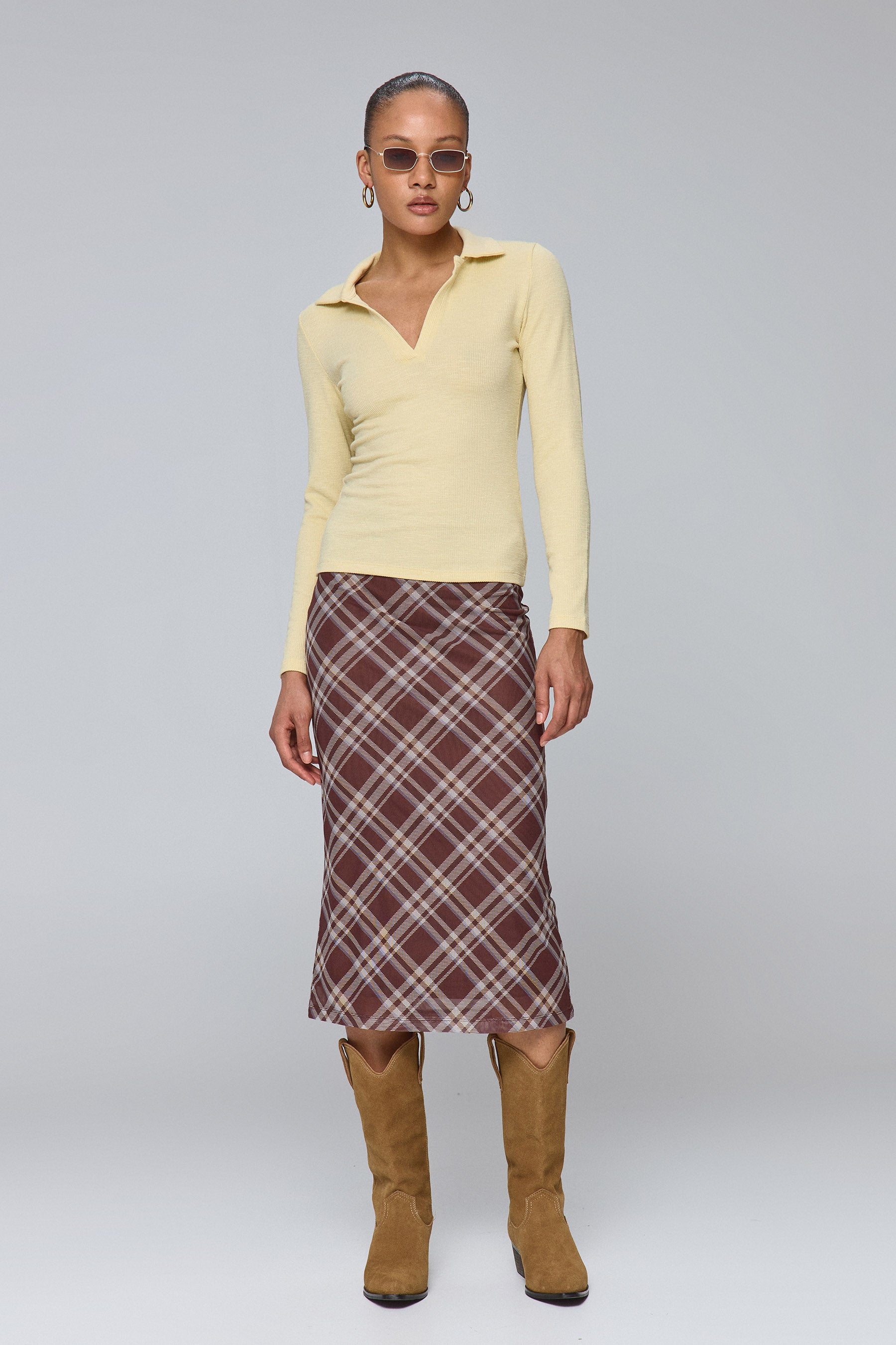 חצאית מידי משבצות