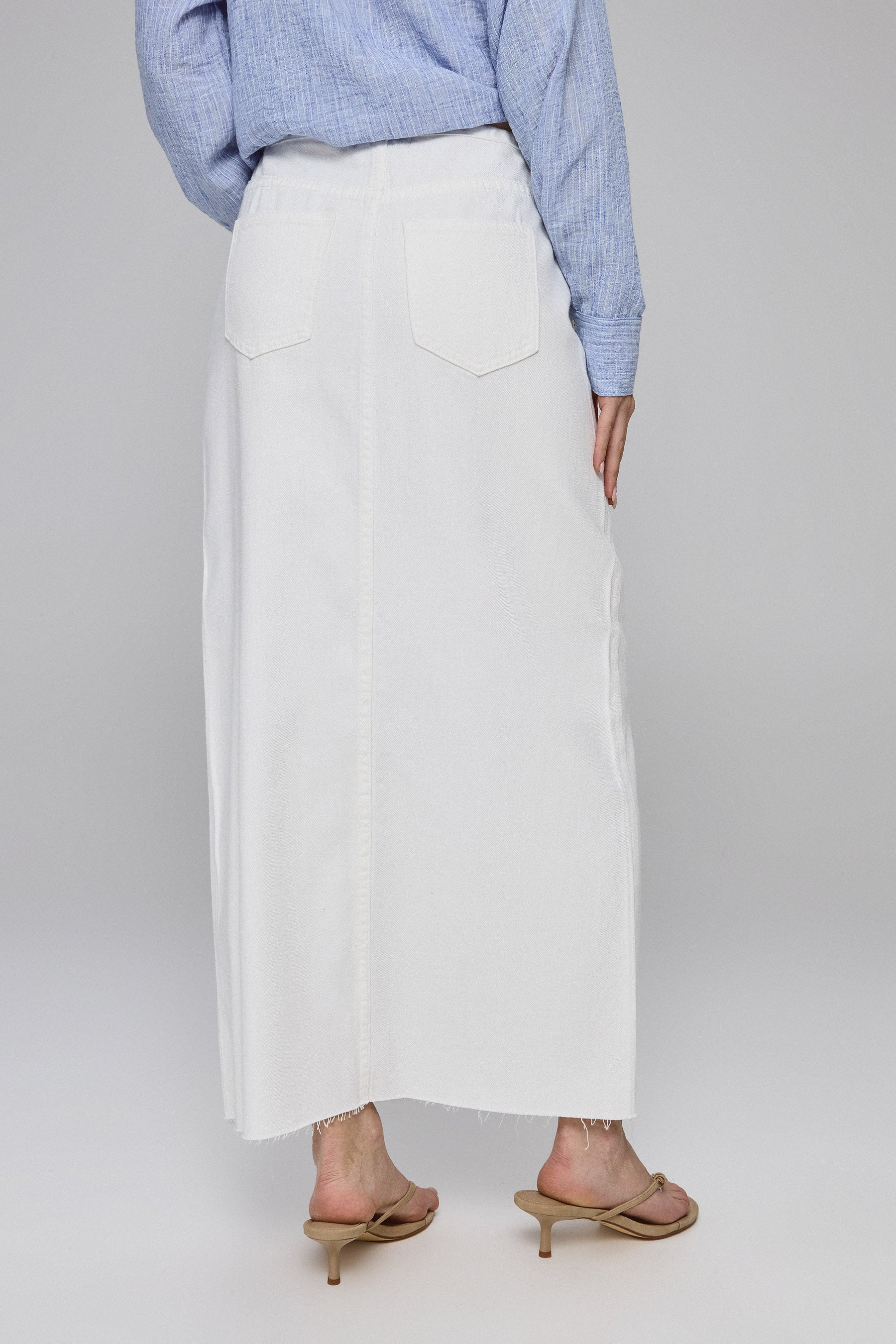 חצאית גינס עם שרוך