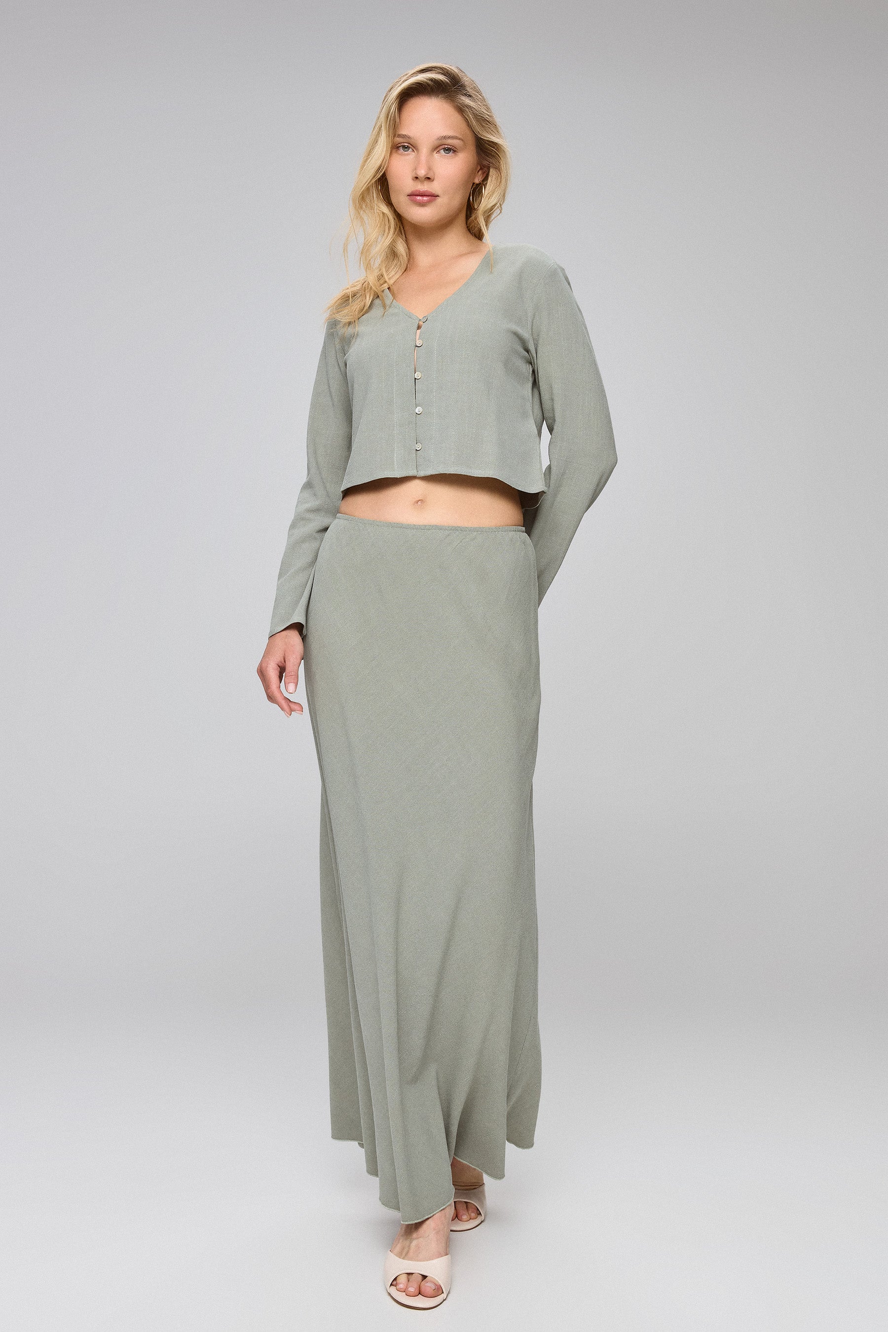 חצאית מקסי סיישל סט