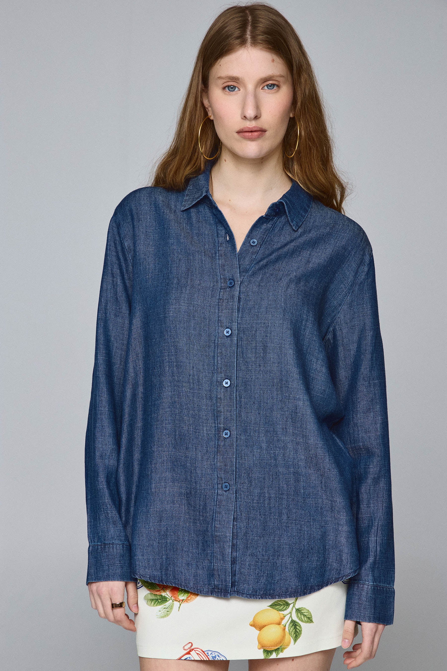 חולצת אינדיגו בריזי