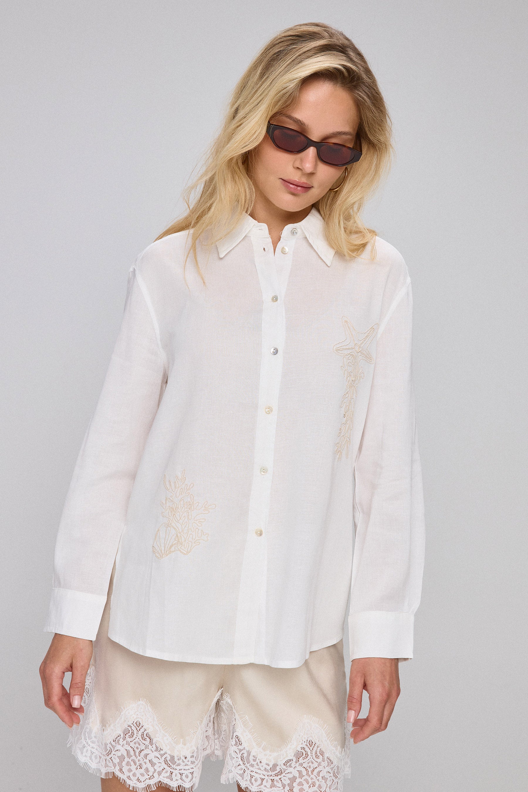 חולצה מכופתרת אושן