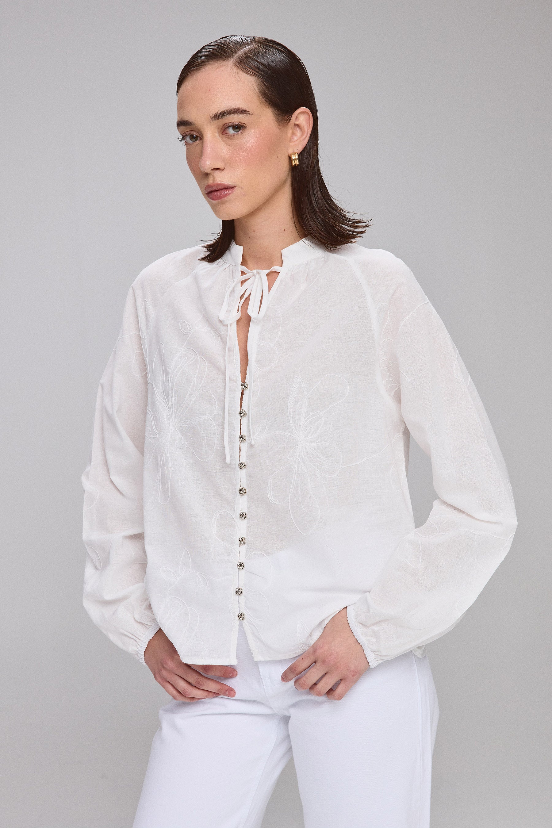 חולצת רגלן טקסטורה