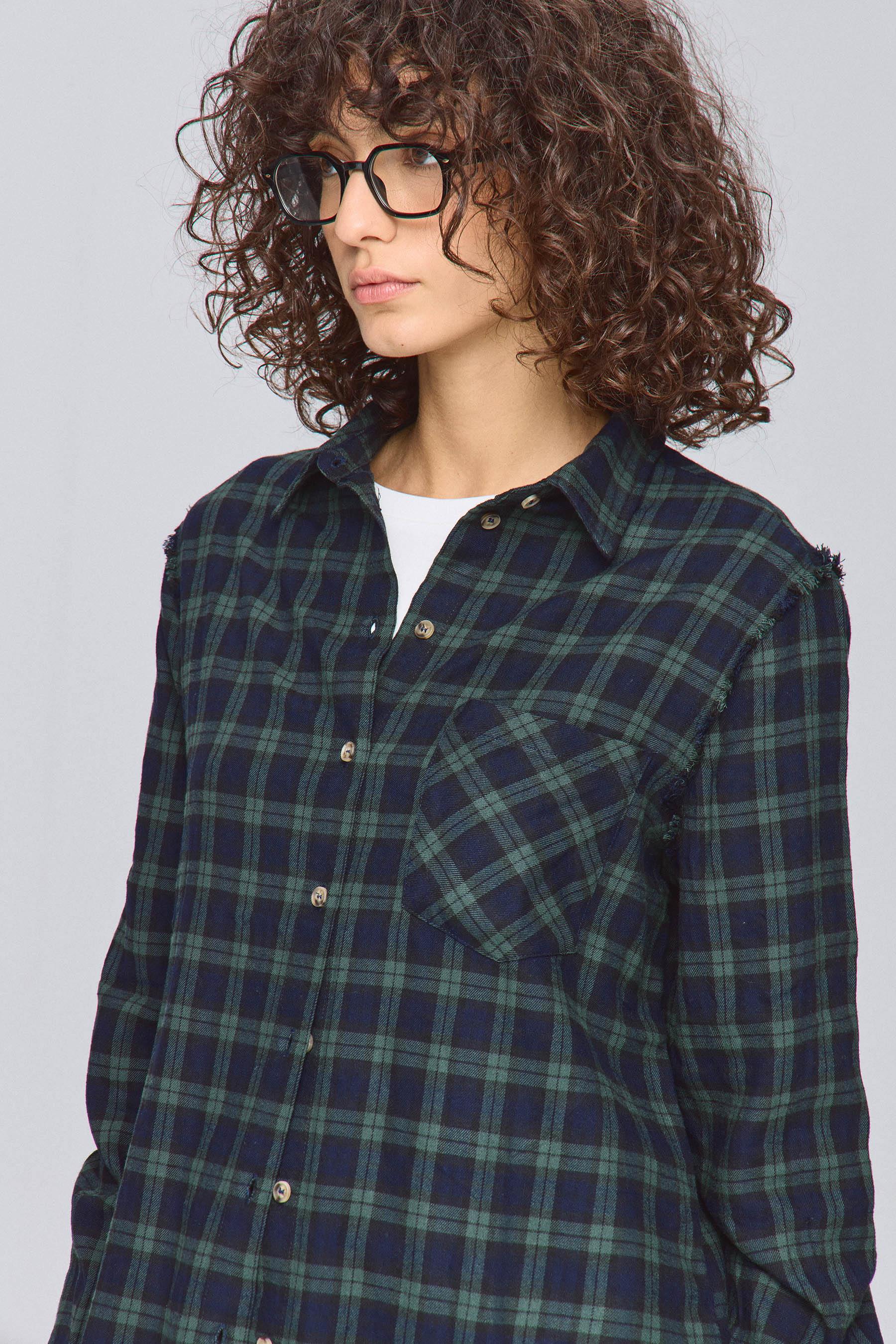 חולצת משבצות פרנזים