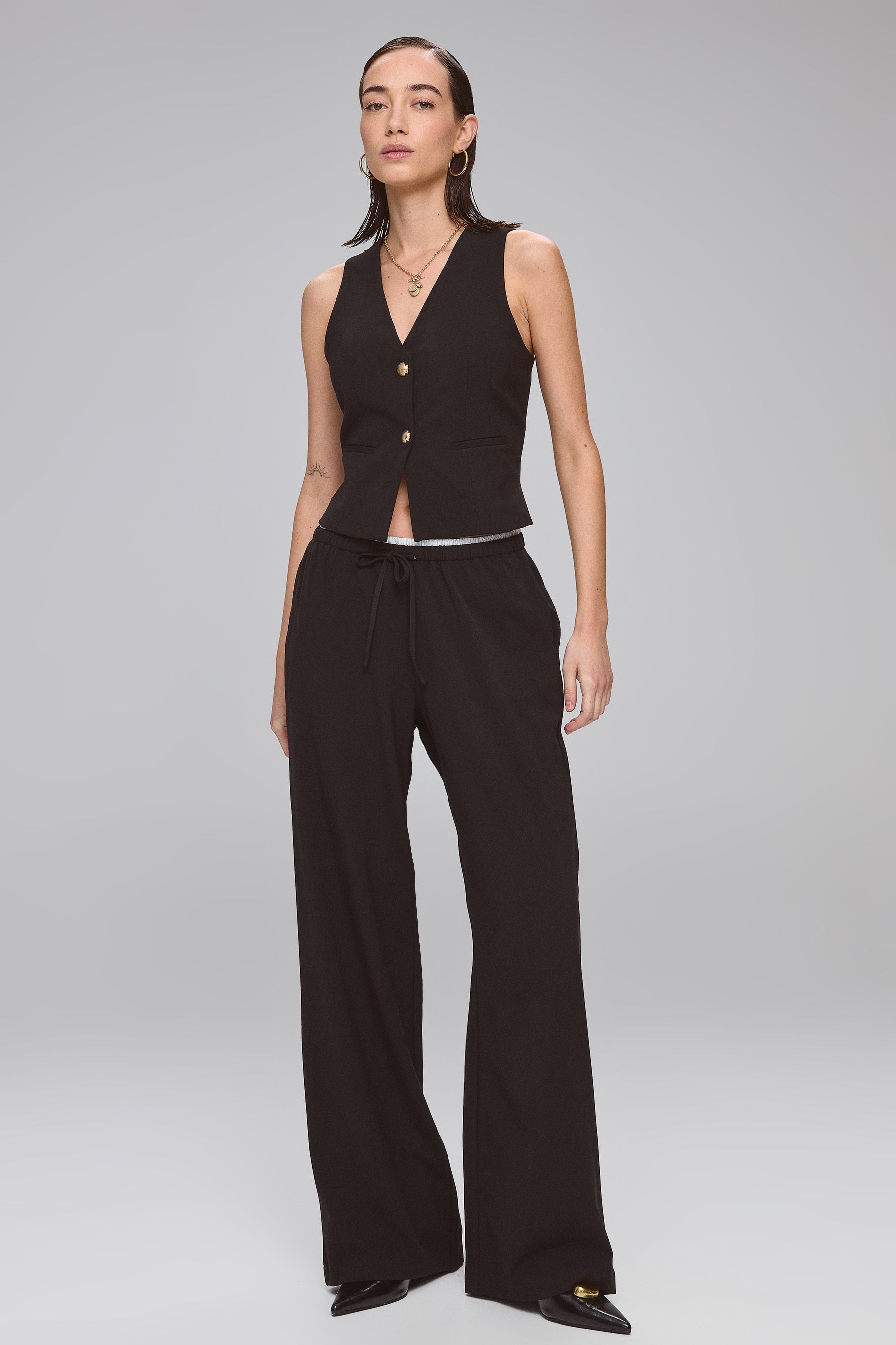 מכנסיים עם גומי תחתון סט