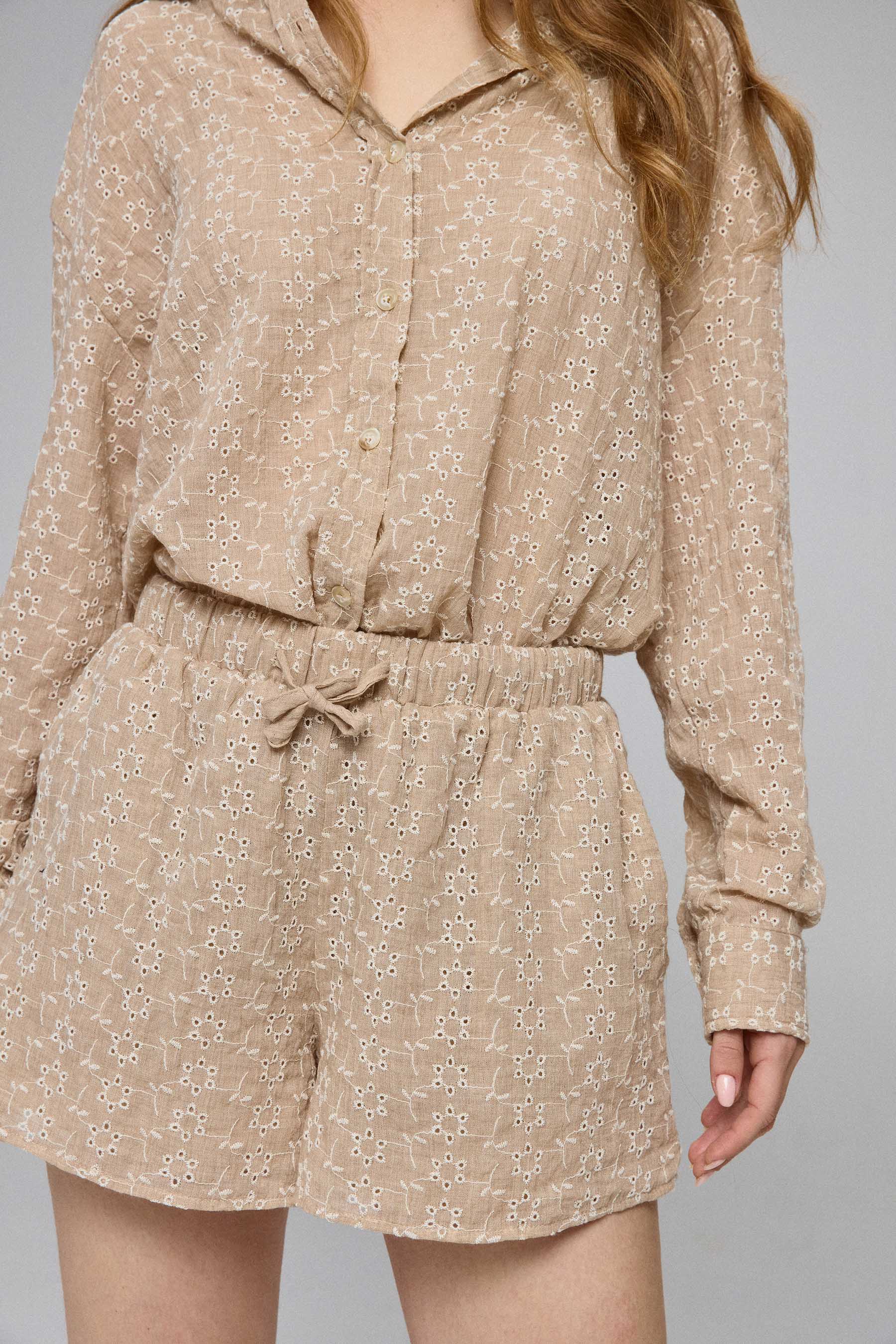 שורט רקום סט