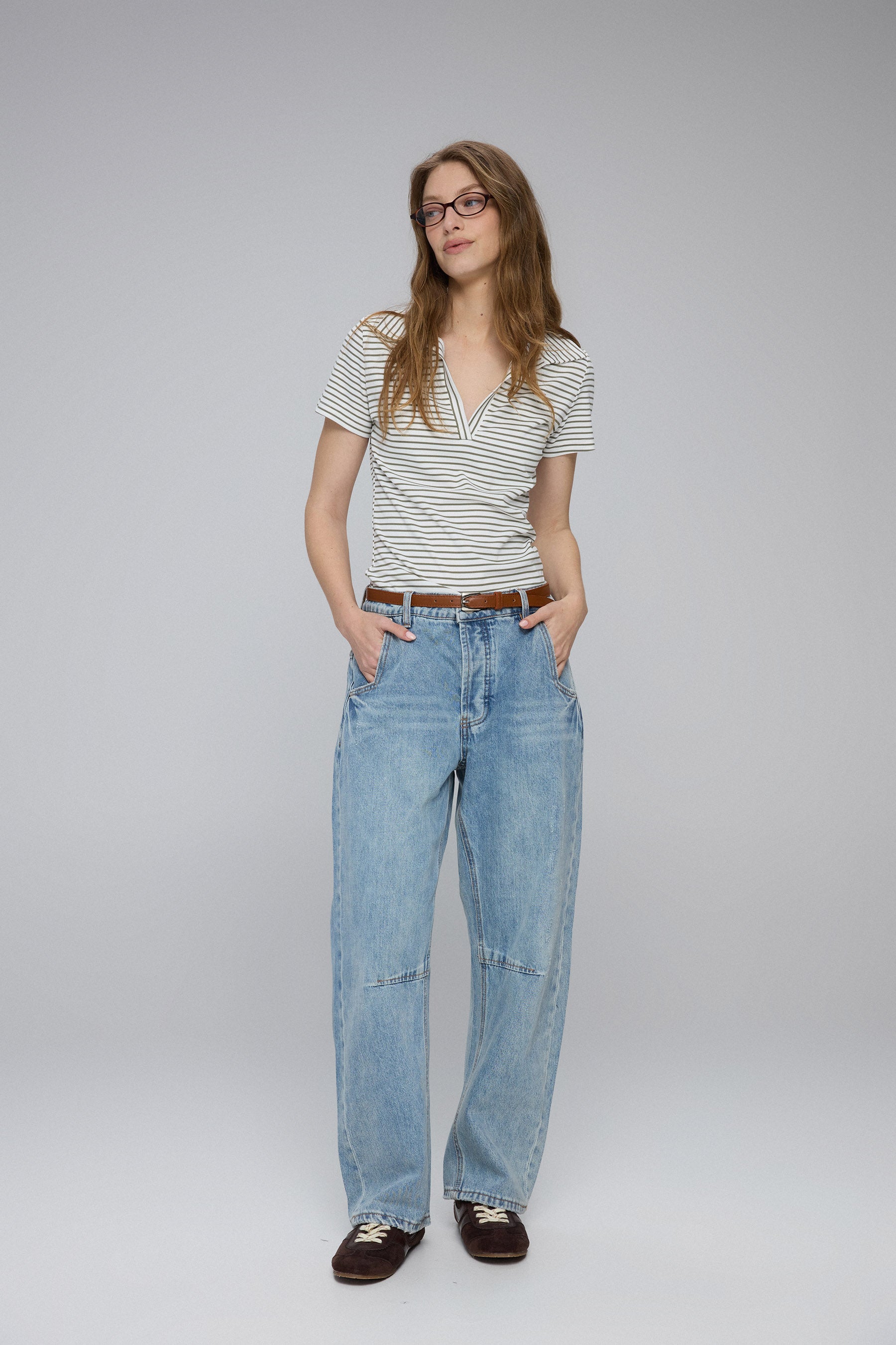 חולצת פולו פסים