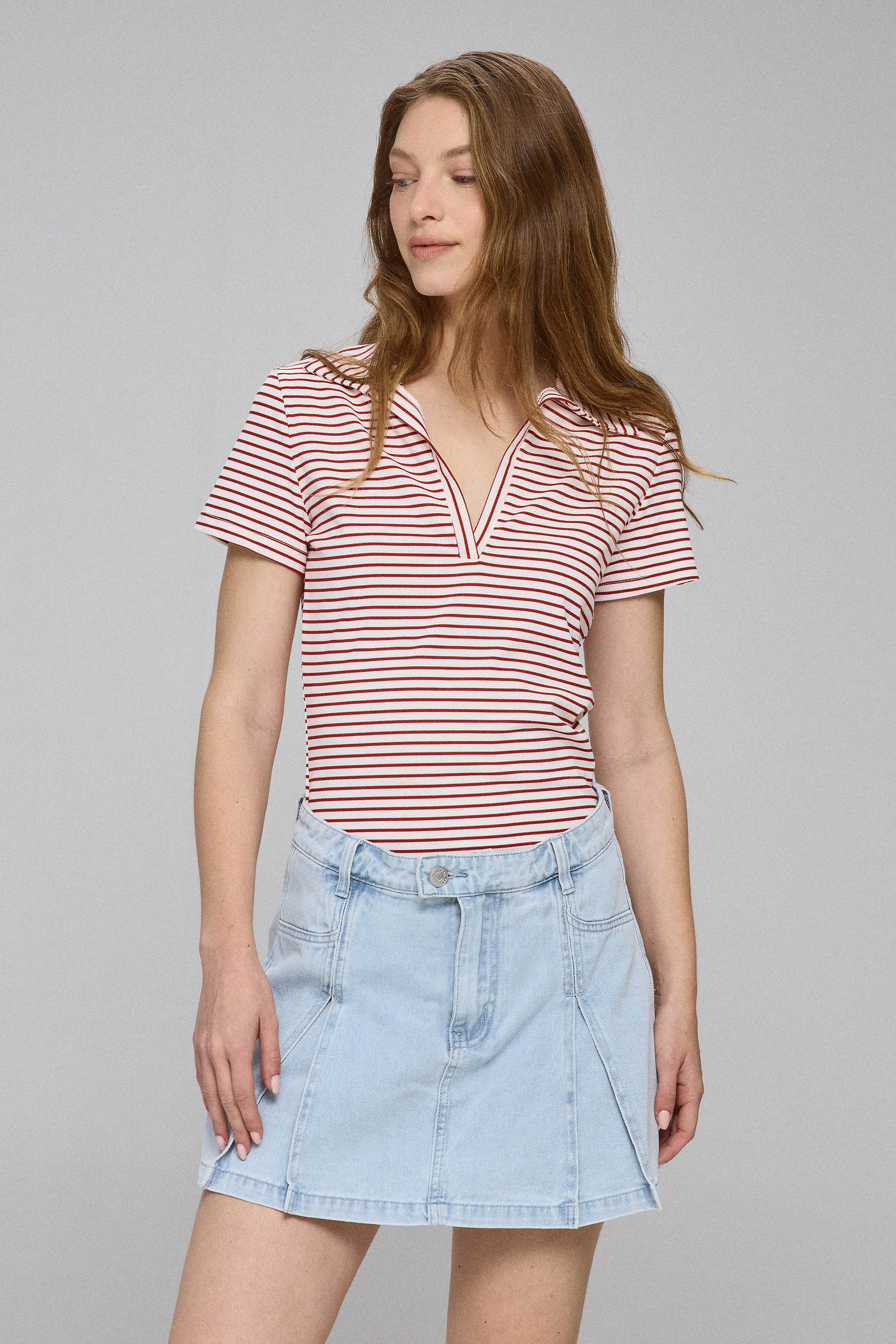 חולצת פולו פסים