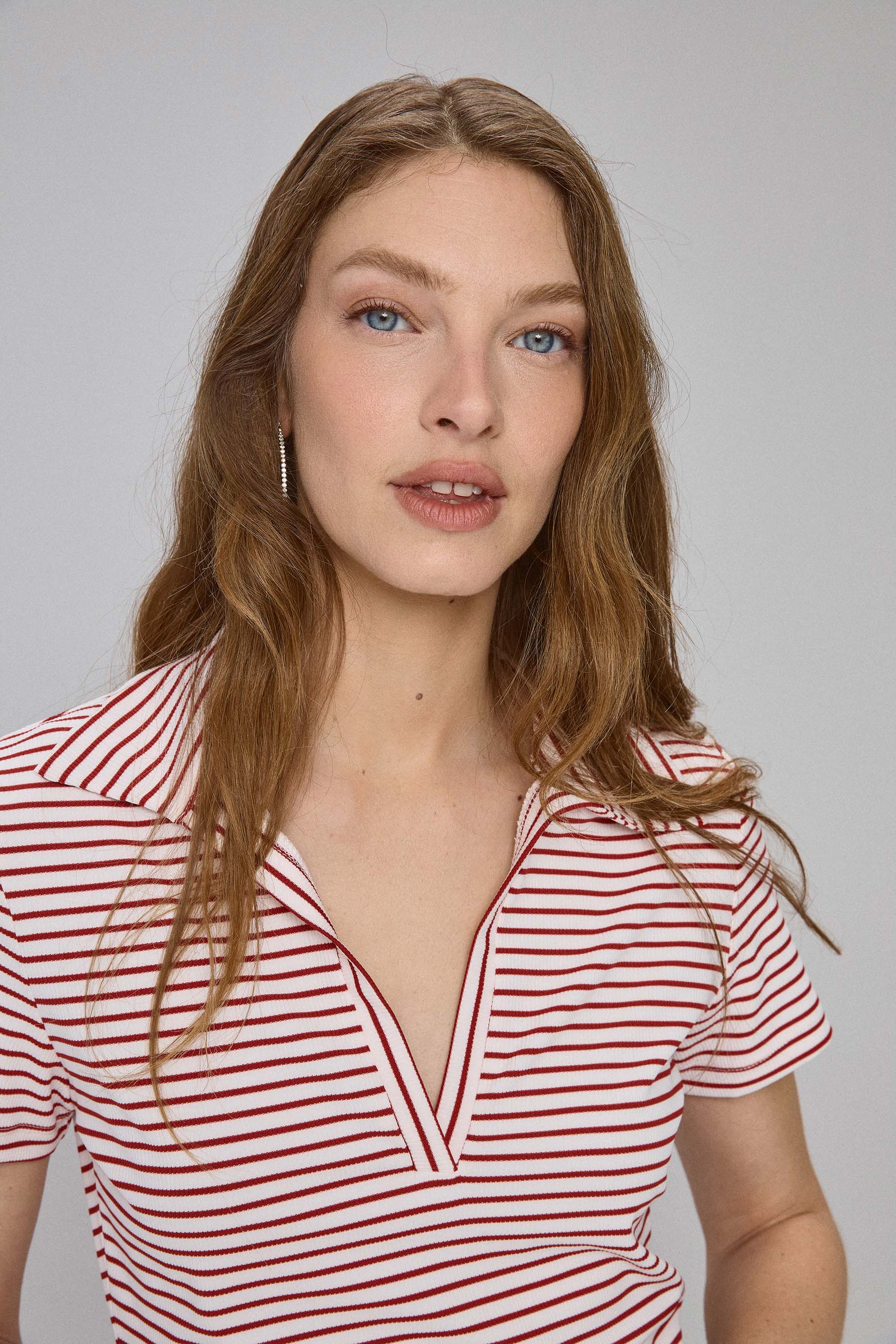 חולצת פולו פסים