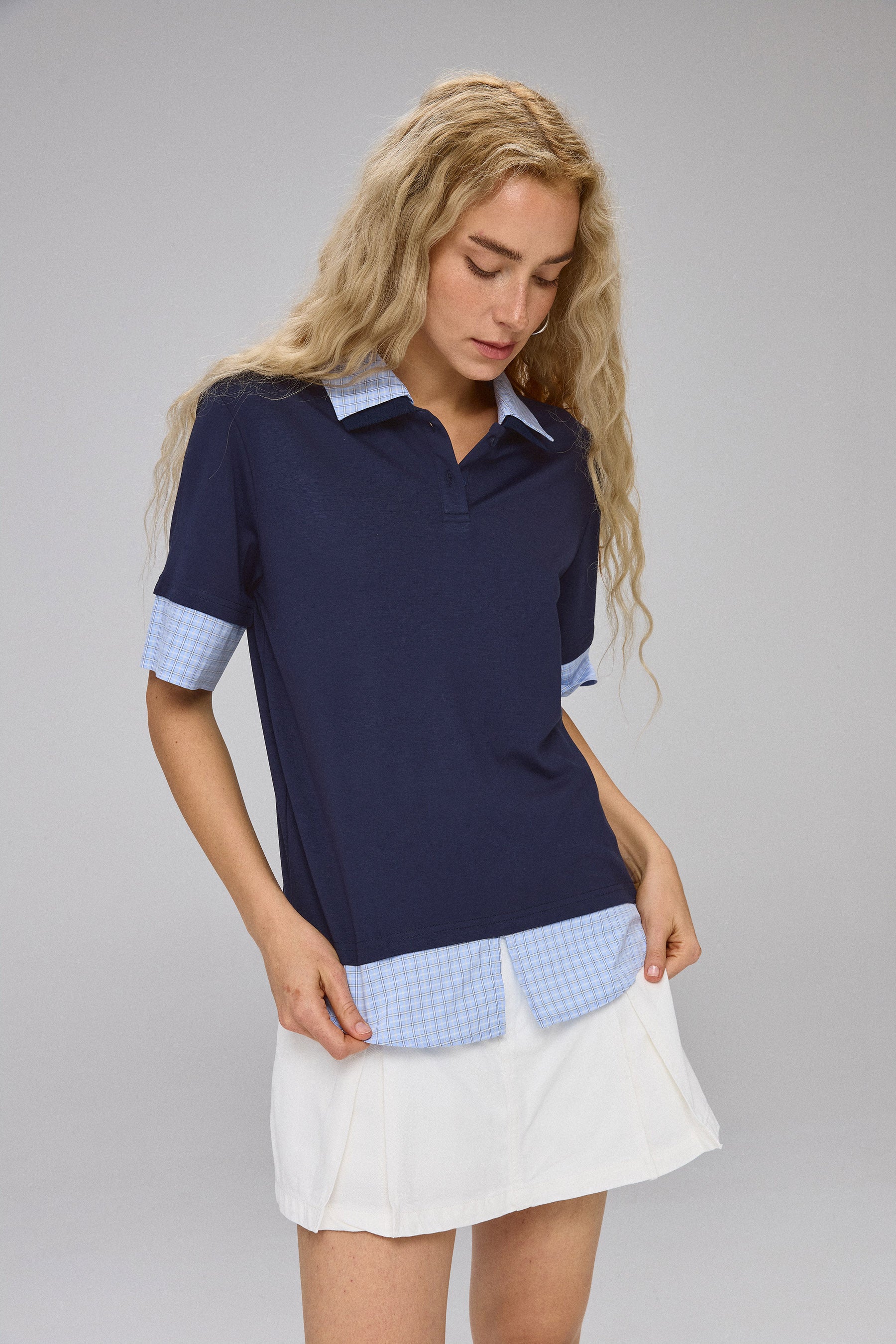 פולו שילוב משבצות