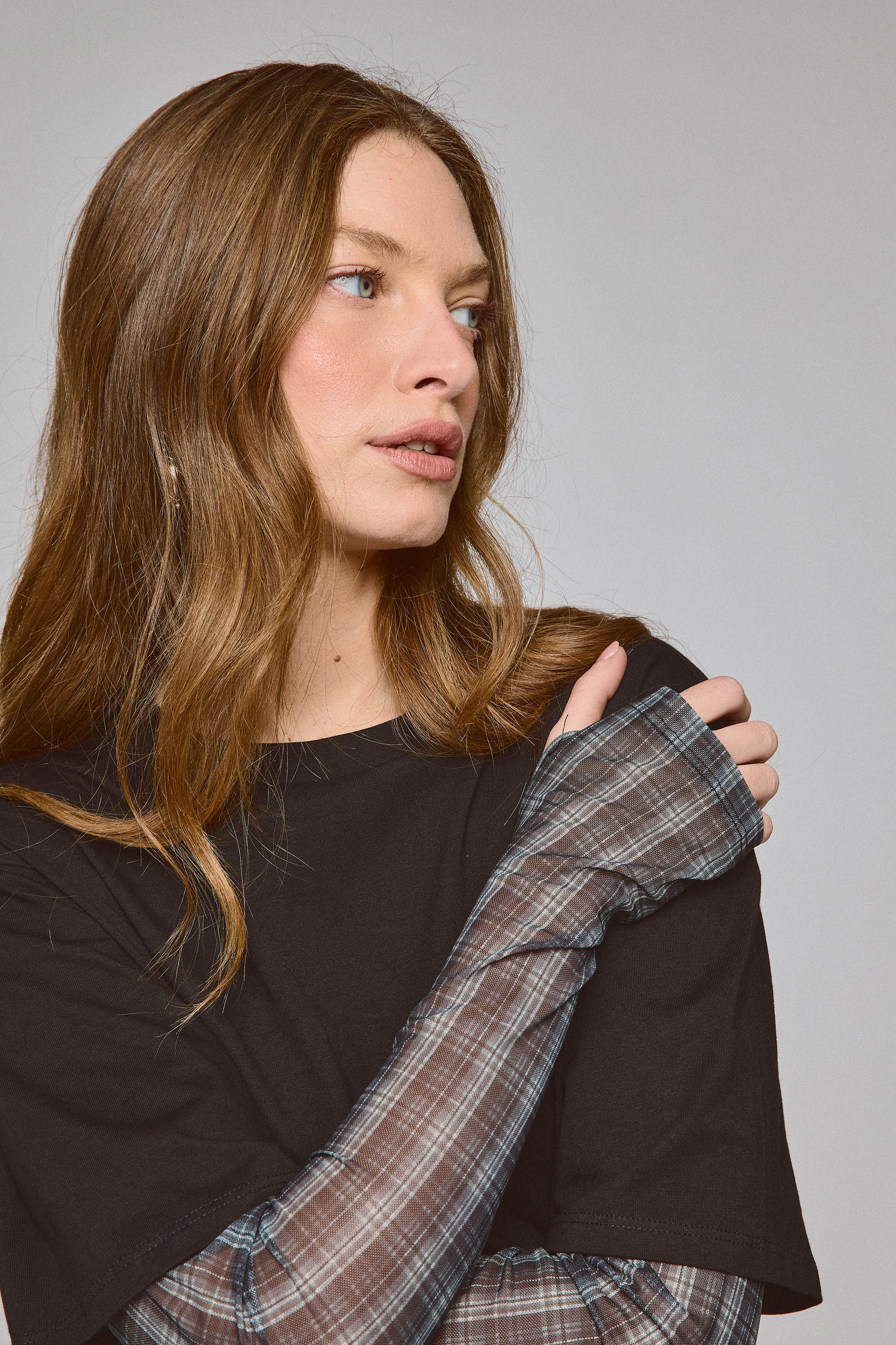 חולצת שרוול מודפס