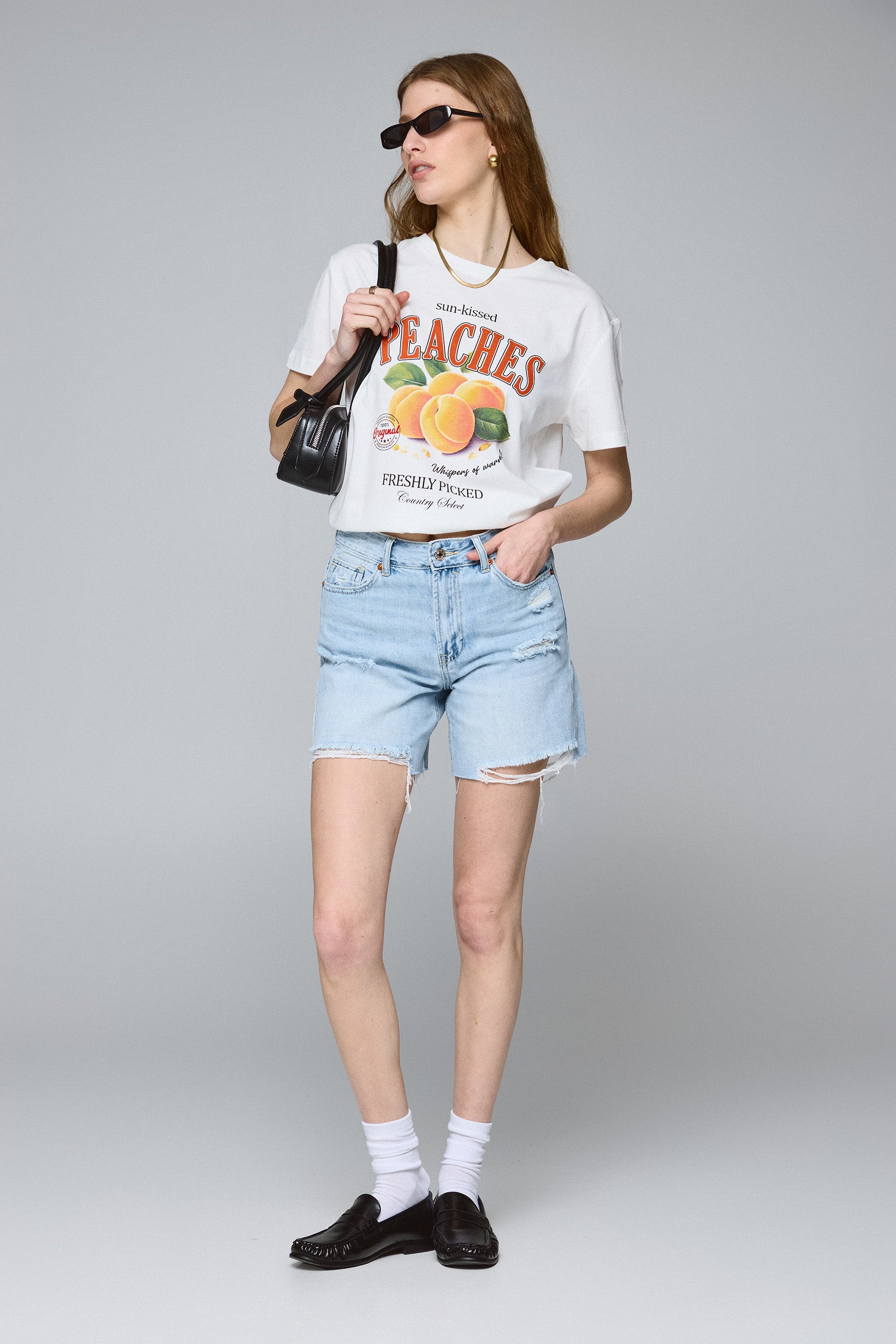 חולצת פוטו פרינט משמש