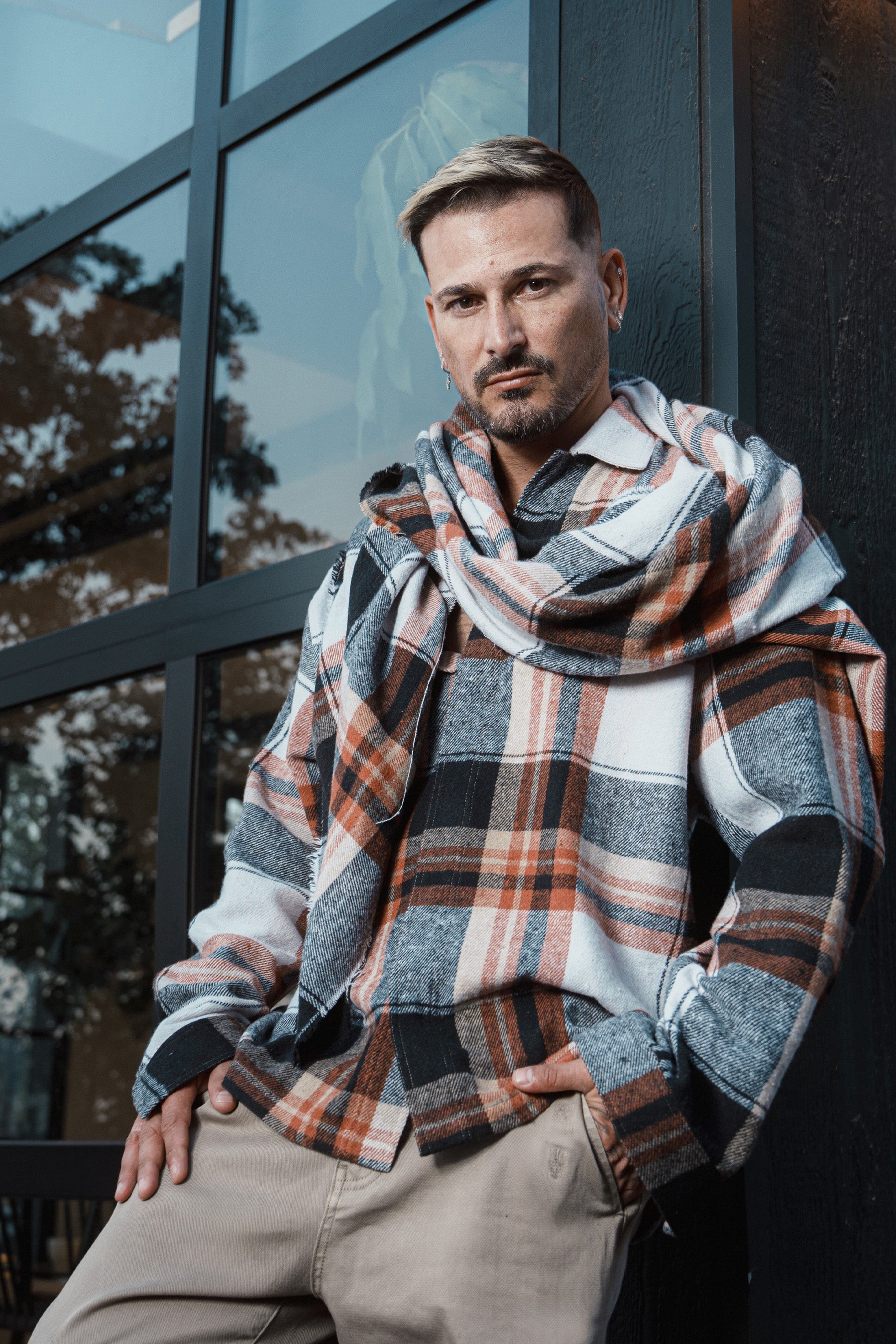 אוברשירט משבצת לייף