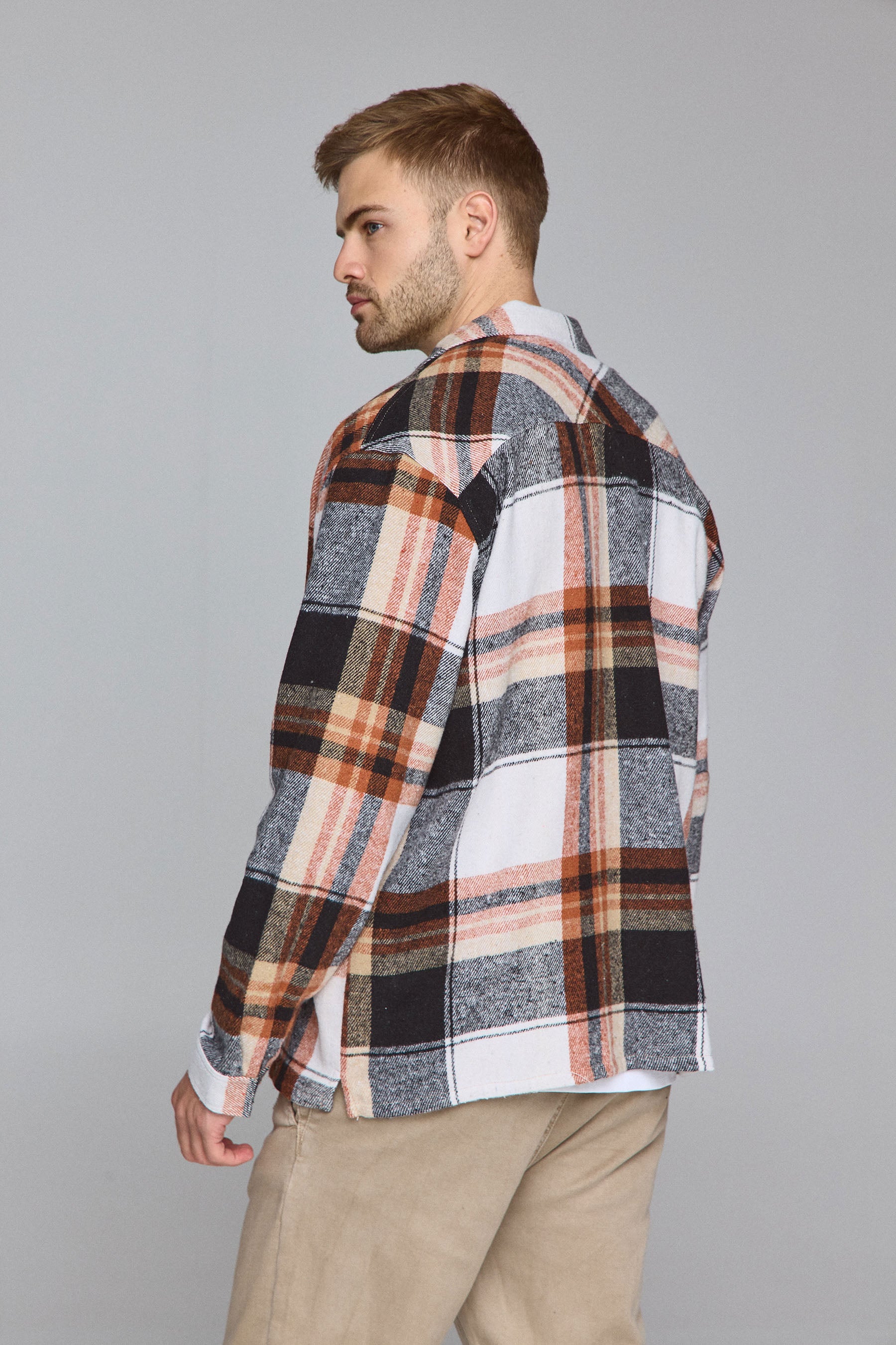 אוברשירט משבצת לייף