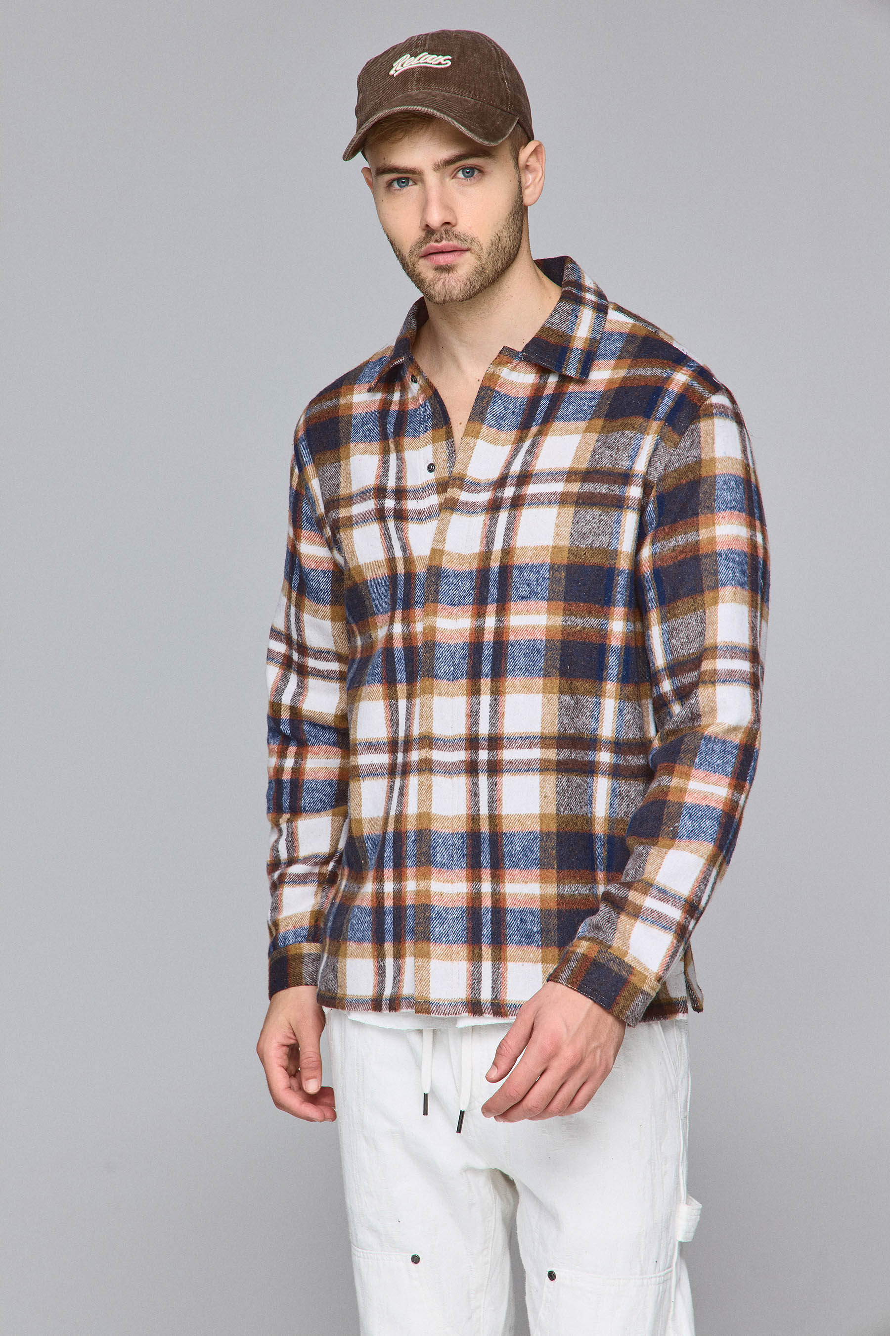 אוברשירט משבצת לייף