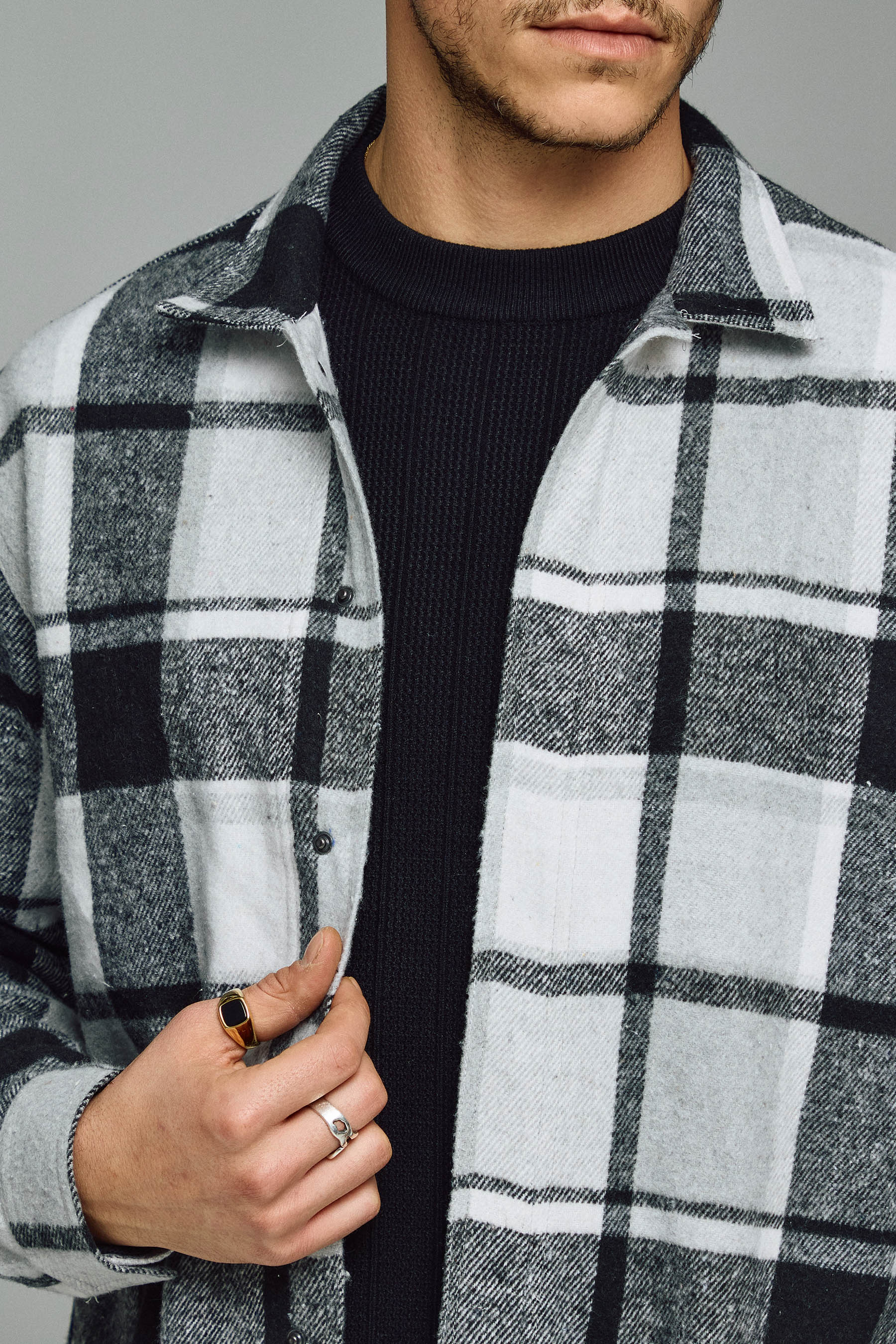 אוברשירט משבצת ווין