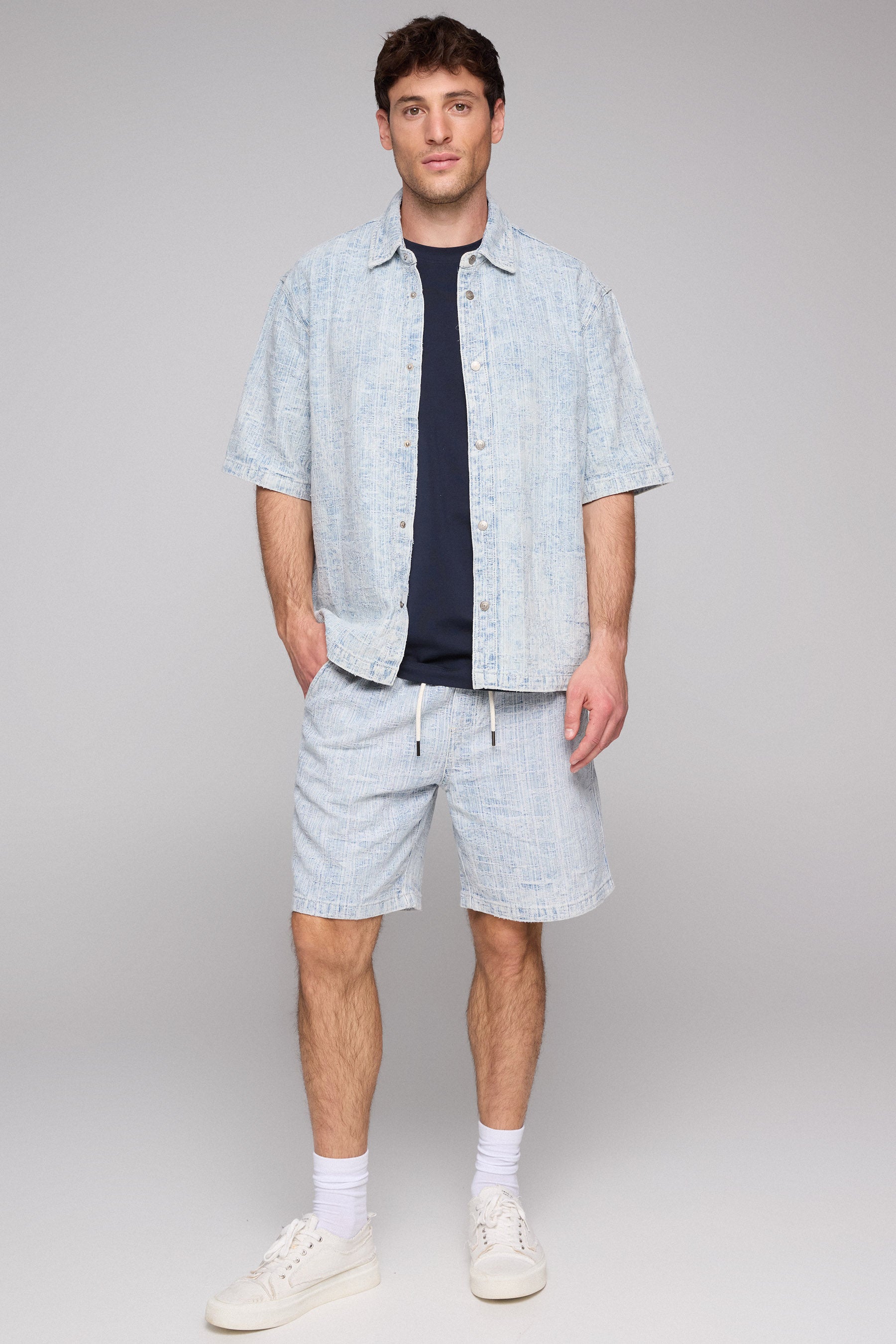 ברמודה ג'ינס ג'אקרד סט