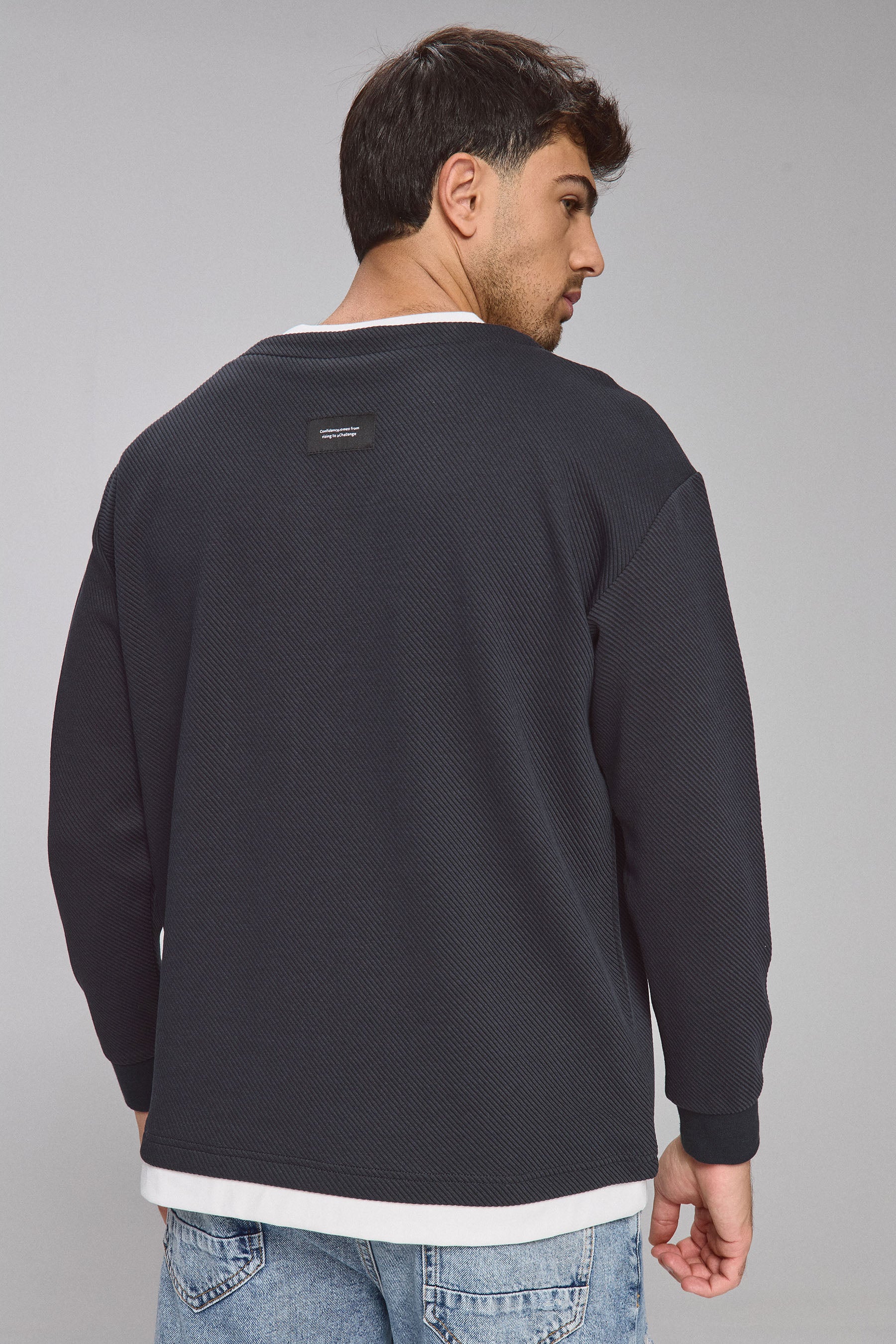 סווטשירט בייס קווילט לייט