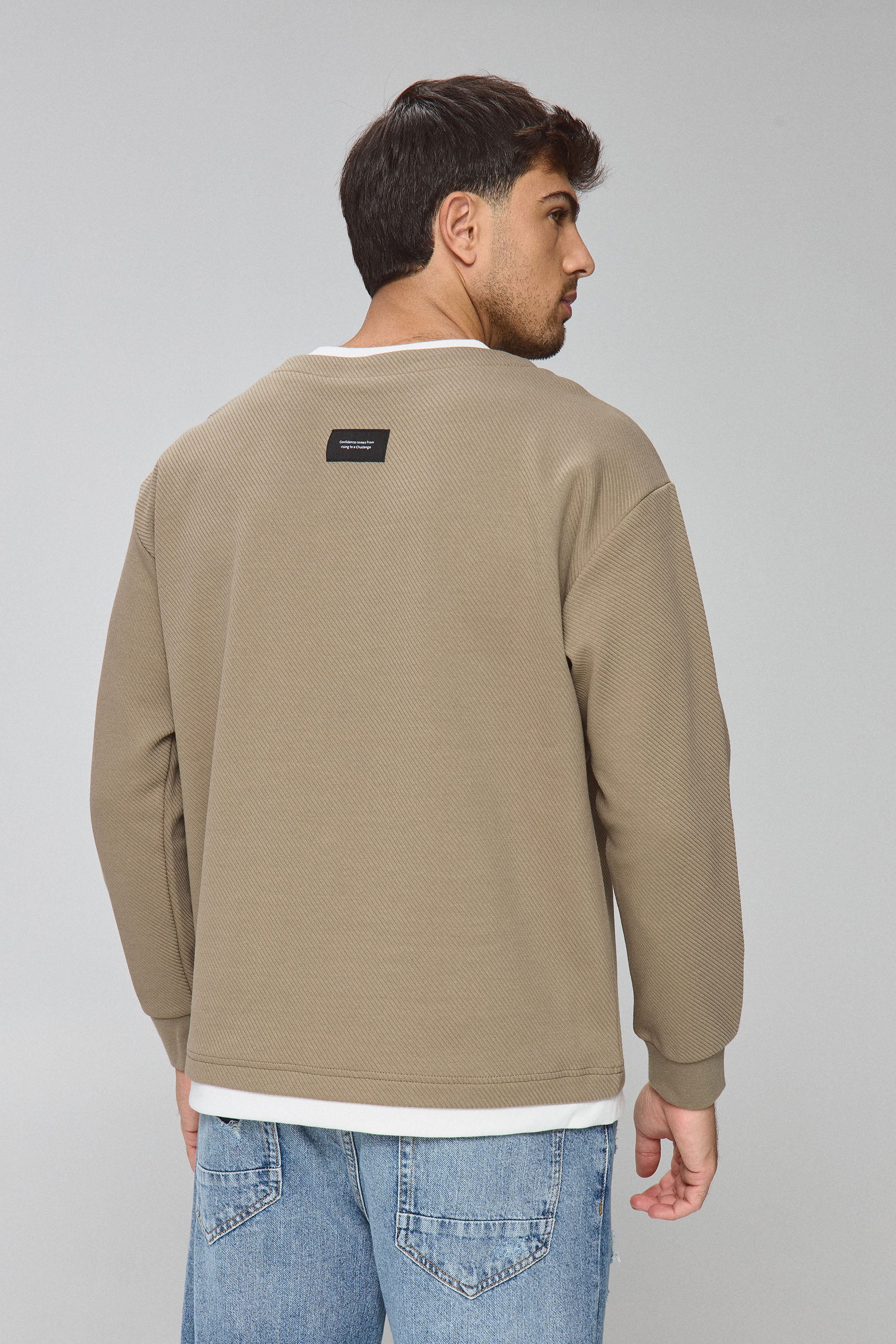 סווטשירט בייס קווילט לייט