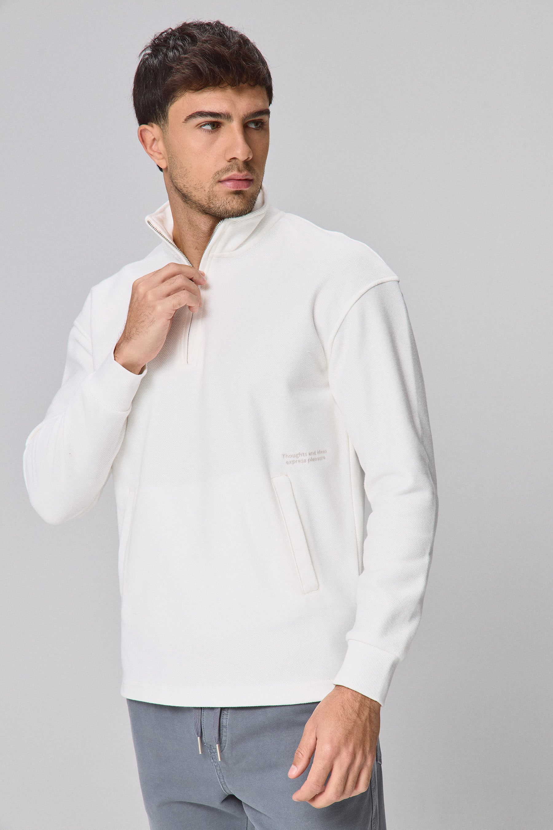 סווטשירט בייס קווילט מוק