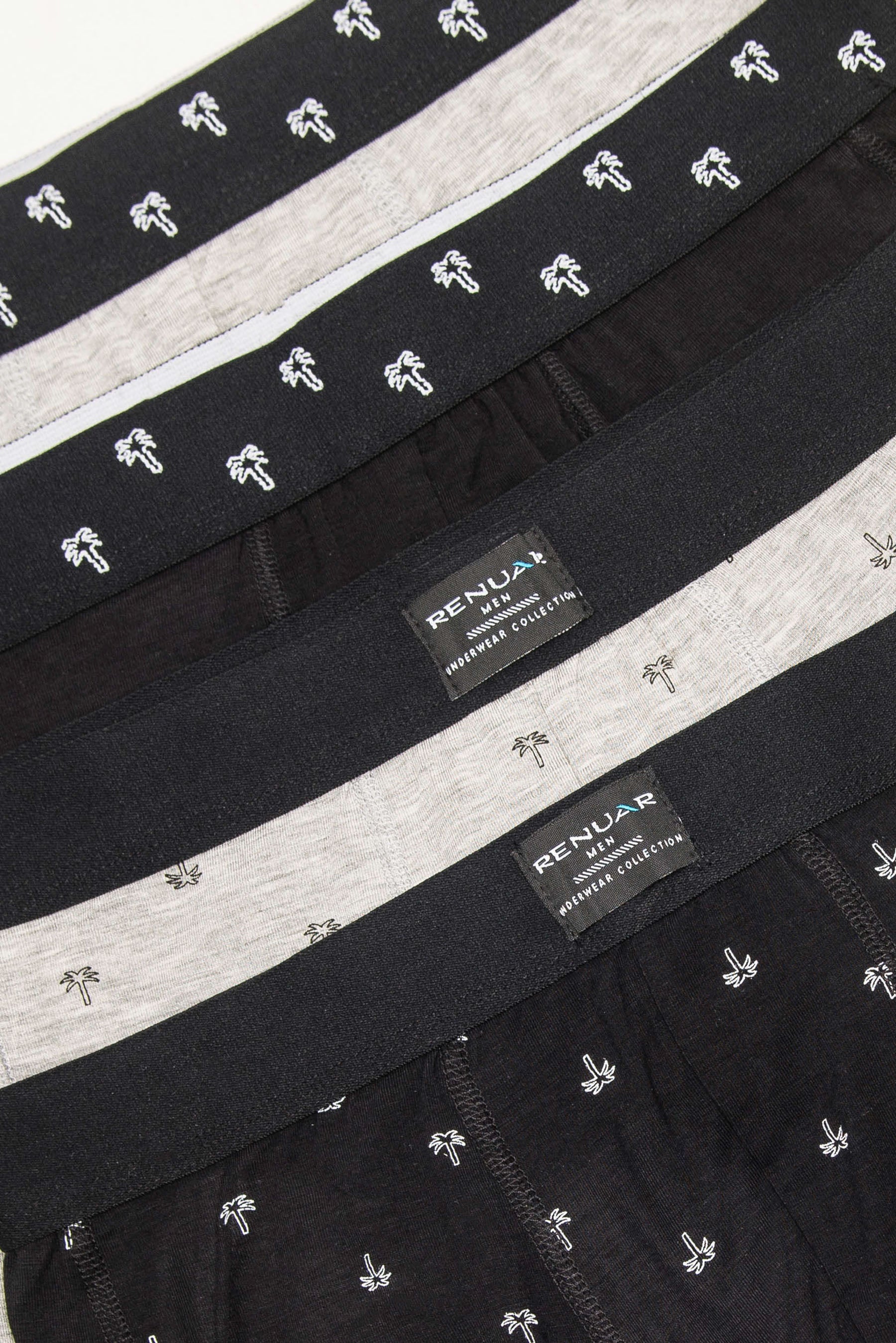 מארז רביעיית תחתוני מודל ארוכים דקלים