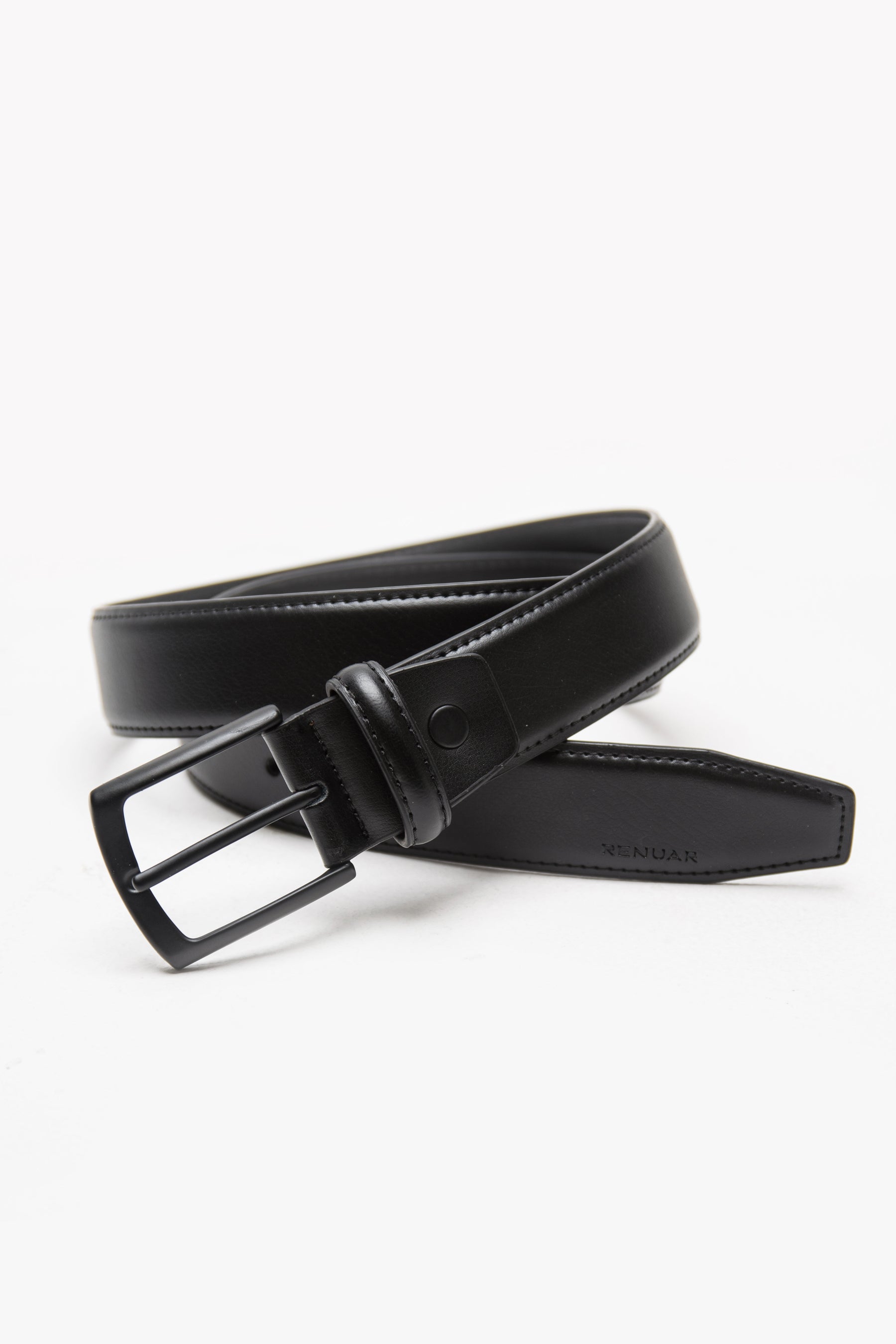 חגורת מריו אבזם מושחר