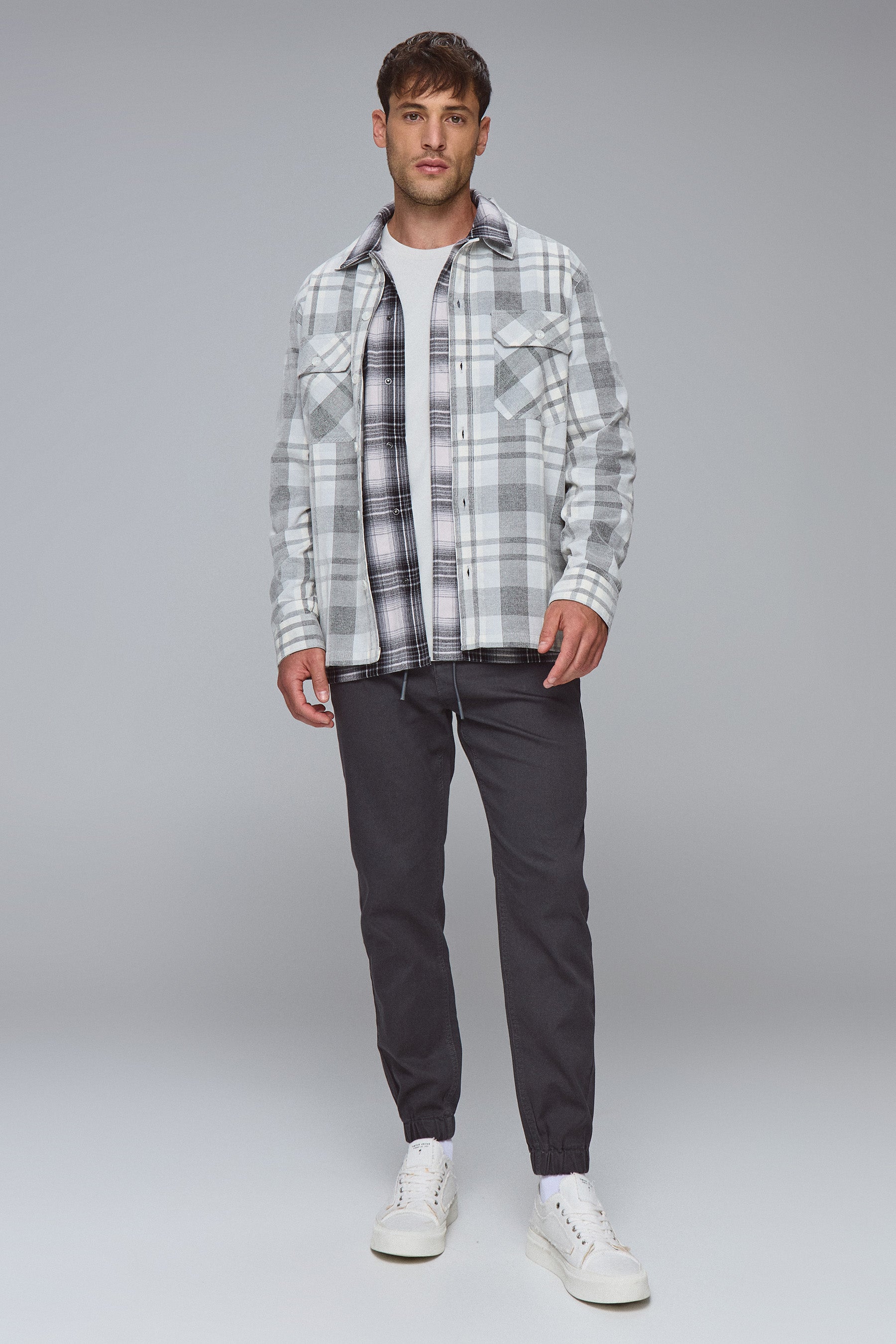 אוברשירט משבצת קורד