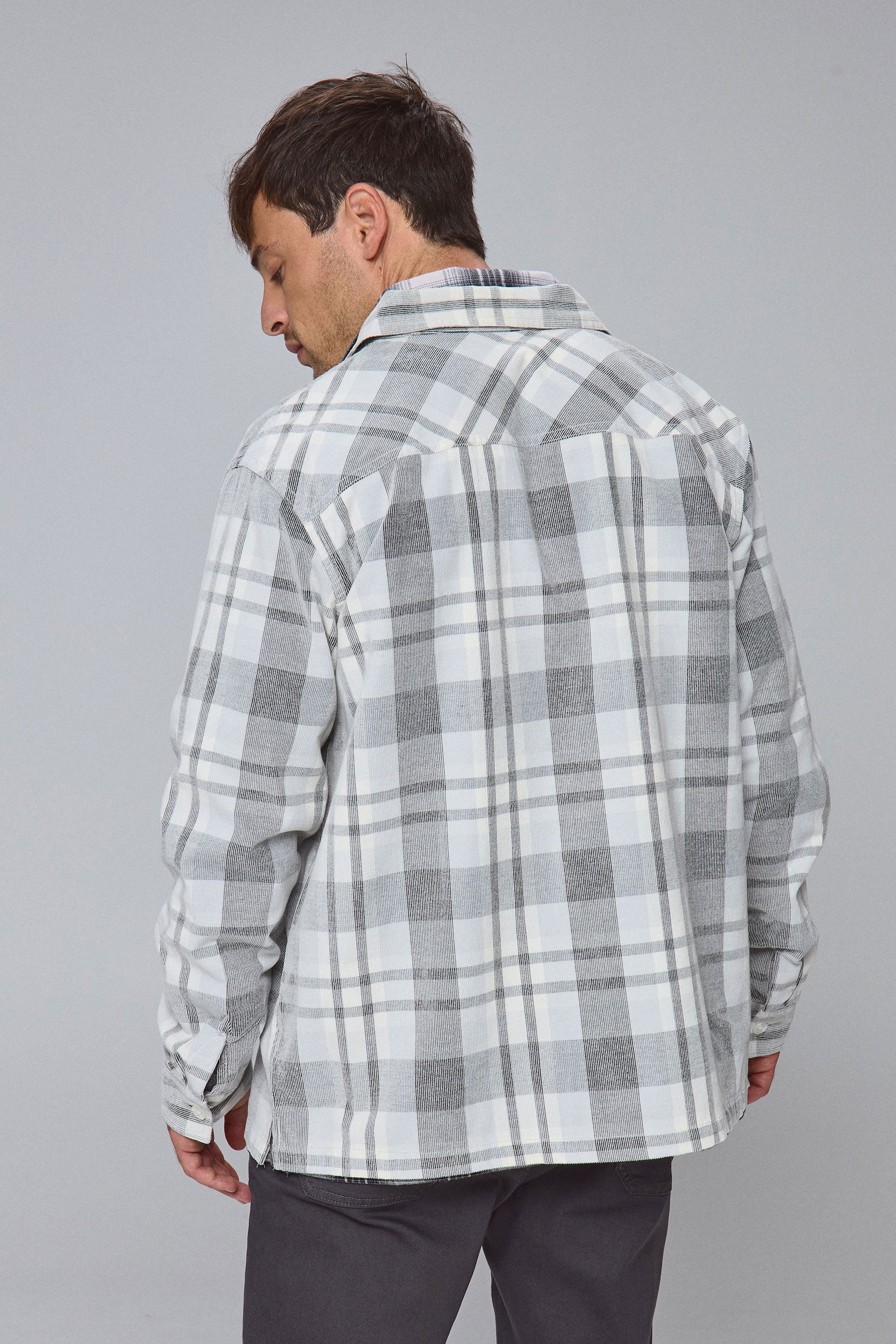 אוברשירט משבצת קורד